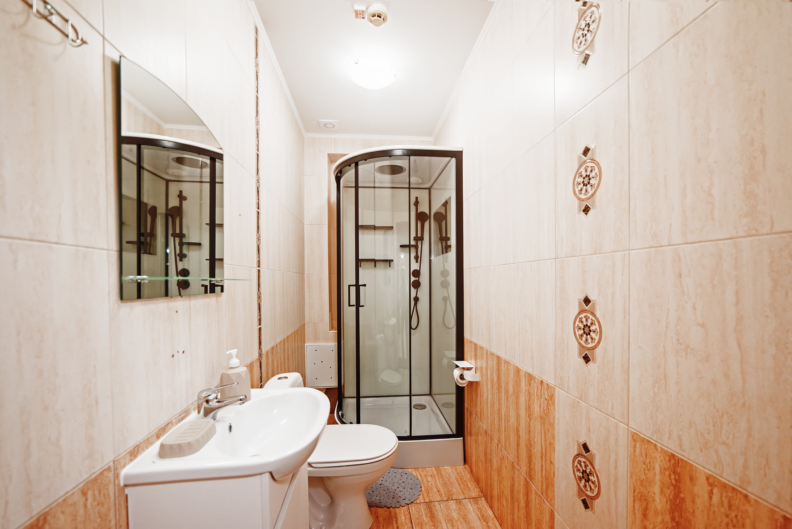 Двухместный номер с 1 кроватью и собственной ванной комнатой