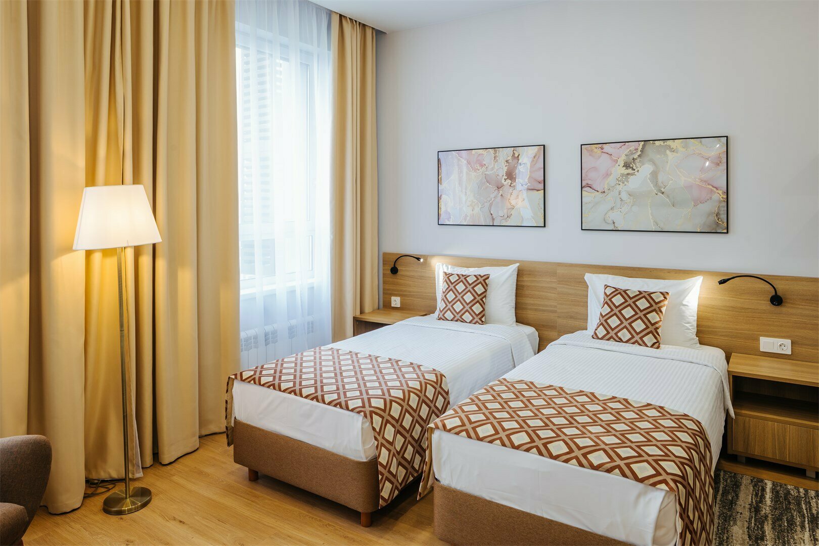 Двухместный номер с 2 отдельными кроватями