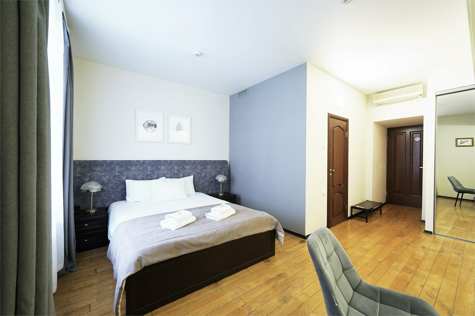 Меблированная комната формата «Расширенный» с 1 кроватью