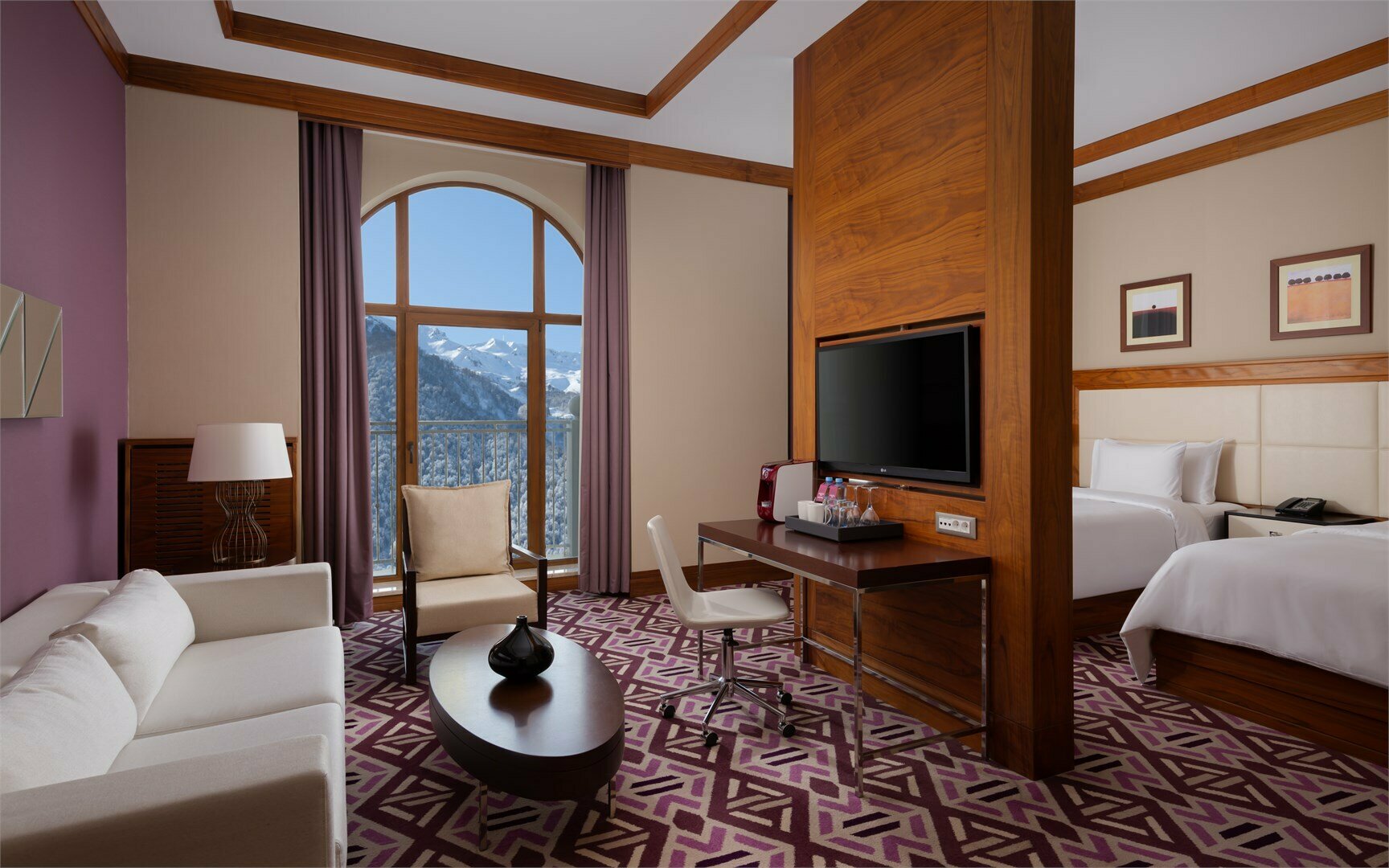 Номер Superior, вид на горы - с 2 односпальными кроватями