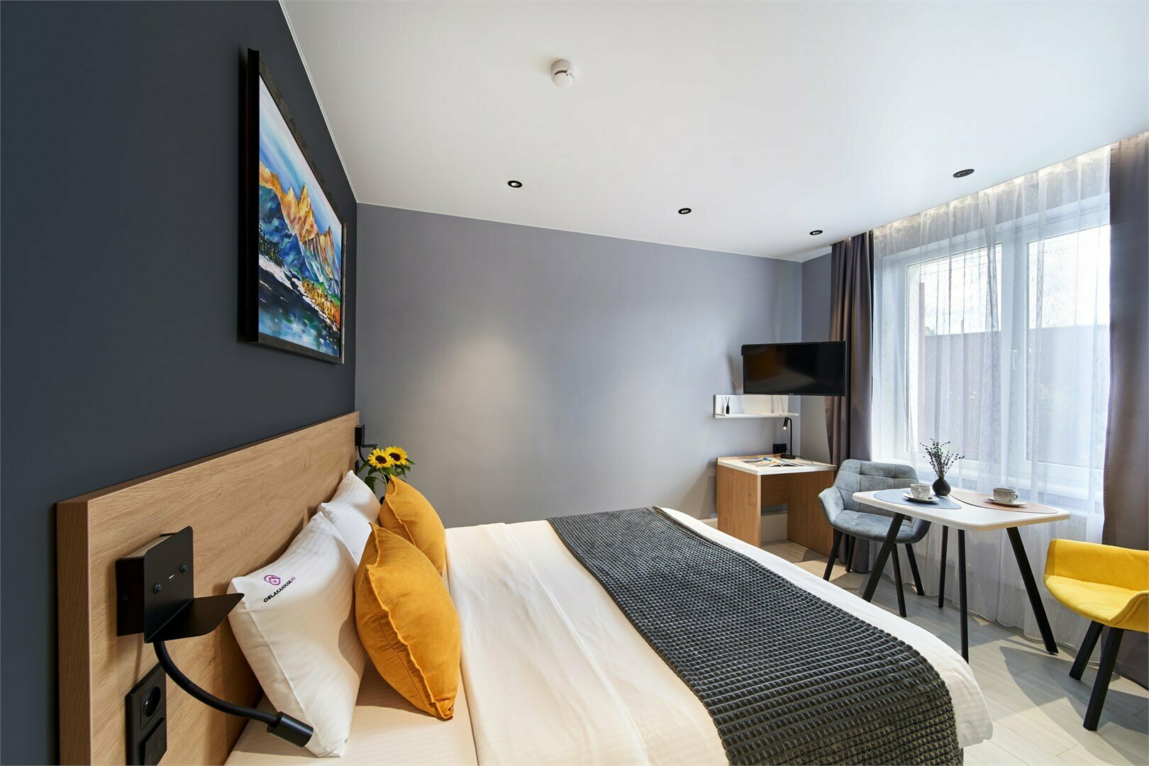 Номер комфорт ПЛЮС с кухонной зоной и кофемашиной №9