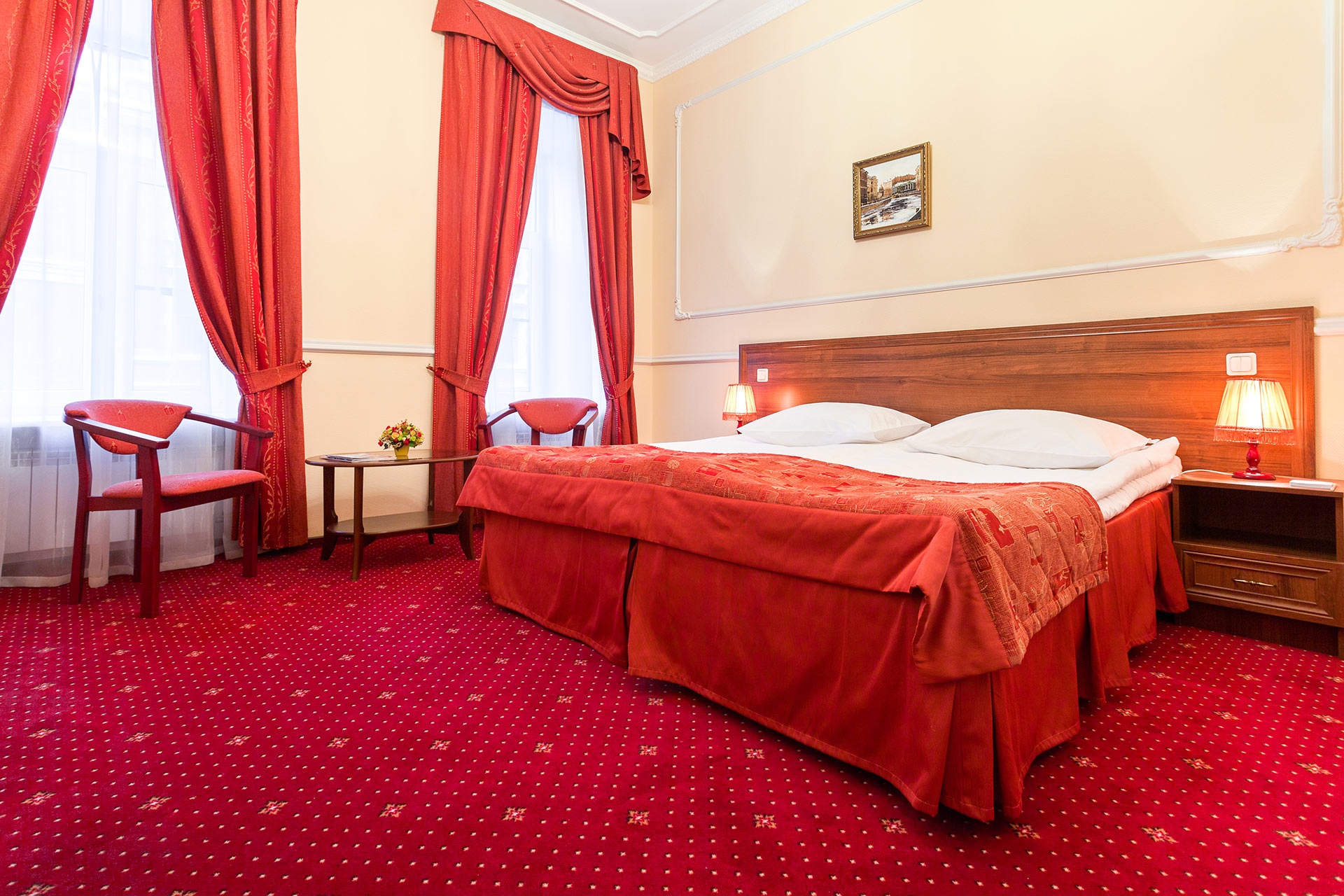 Стандартный двухместный номер с 1 кроватью или 2 отдельными кроватями