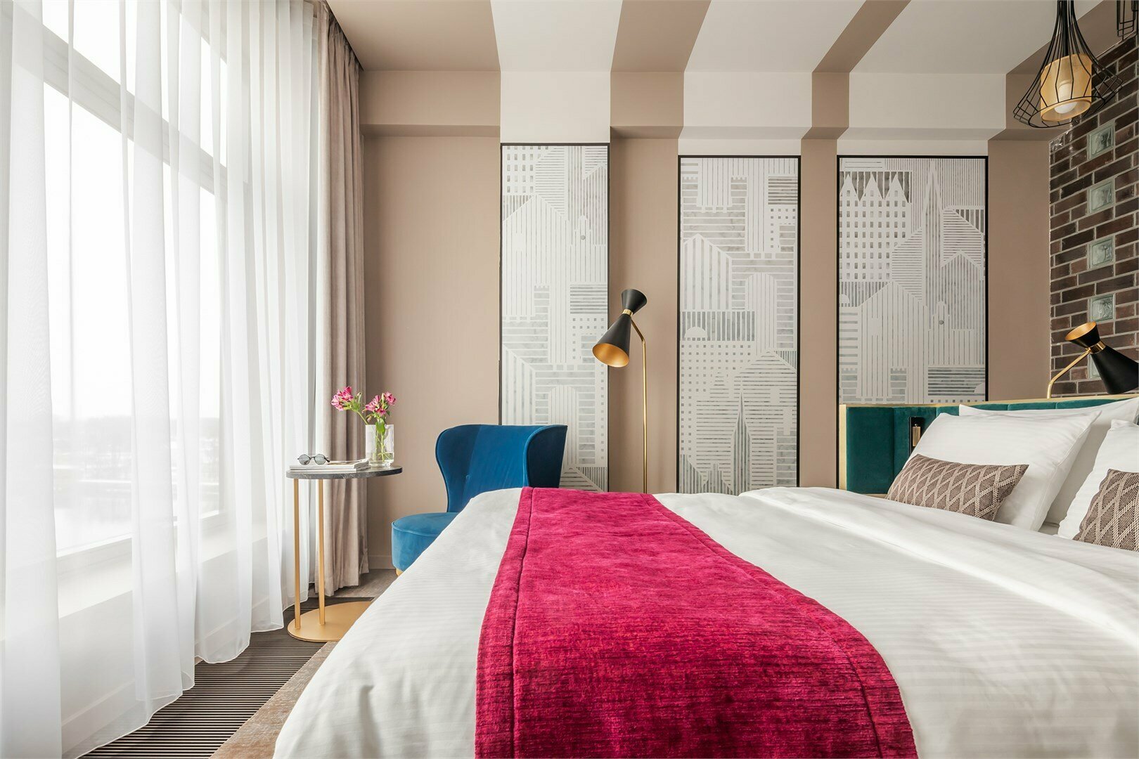 Номер Classic, с видом на город - с двуспальной кроватью