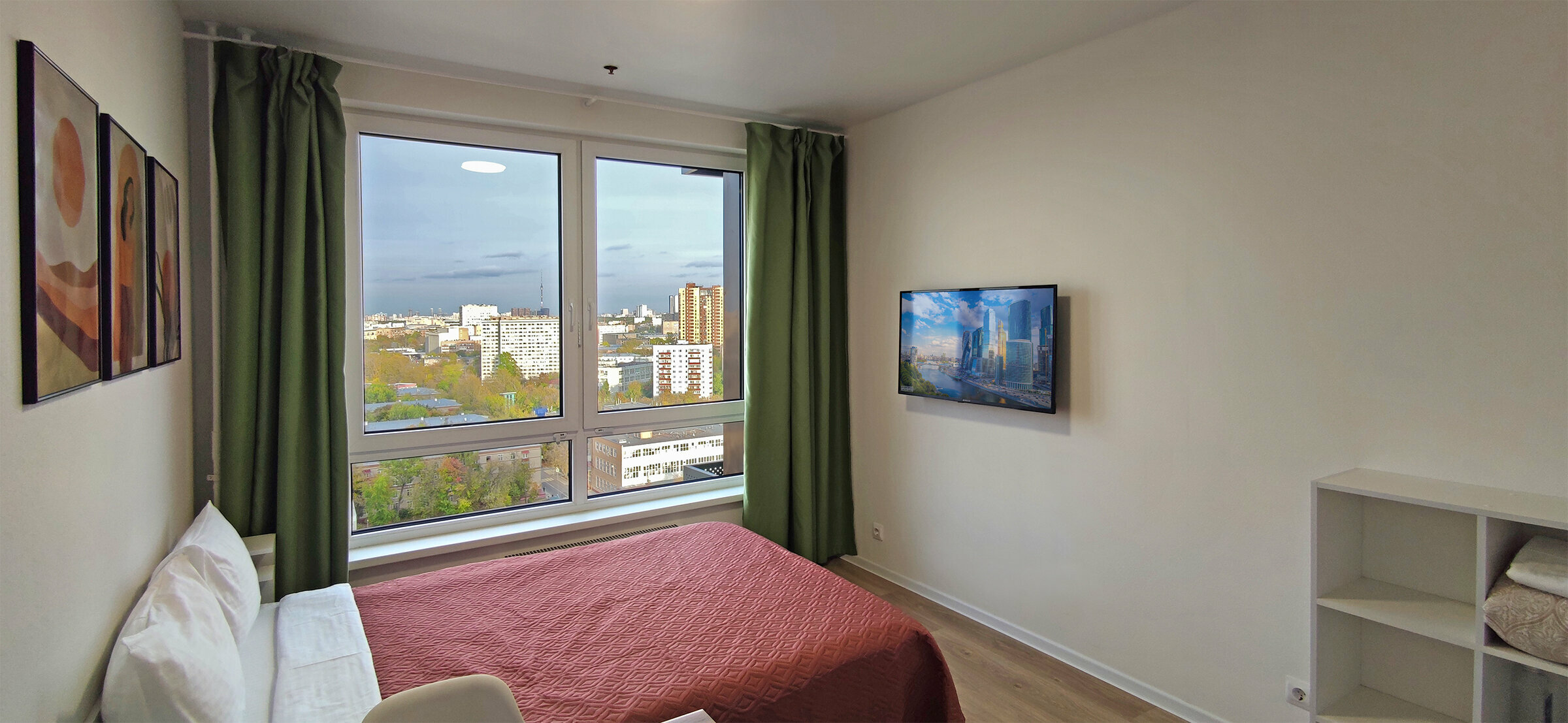 Апартаменты для 2х гостей с кухней