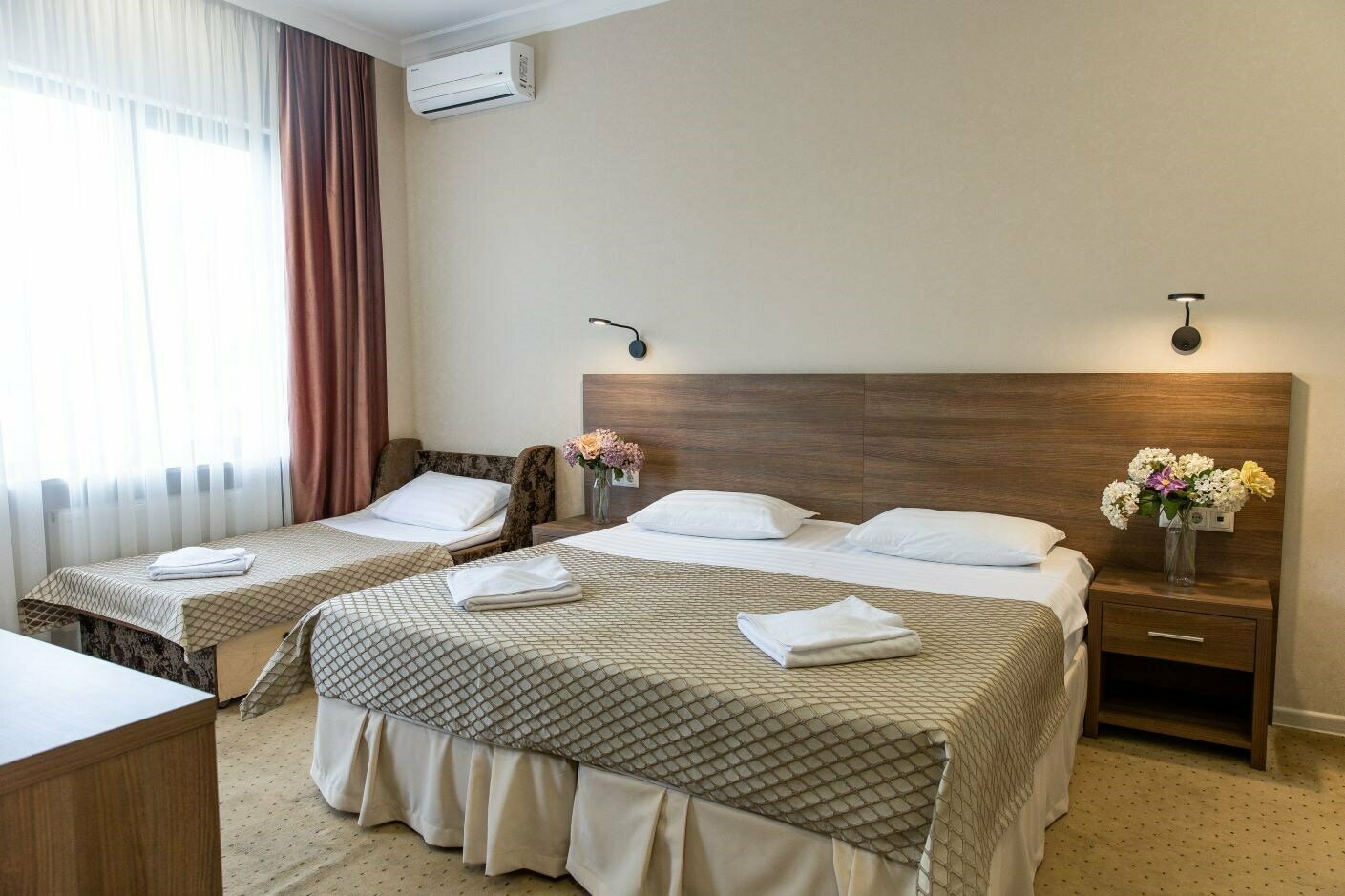 Трехместный номер стандарт ( 1 этаж )