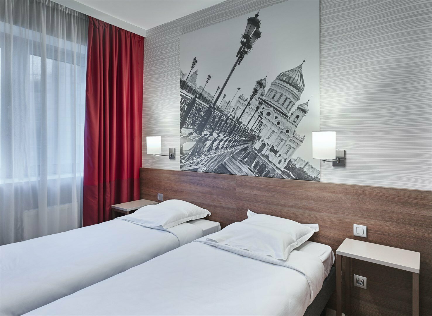 Номер Studio - с 2 односпальными кроватями