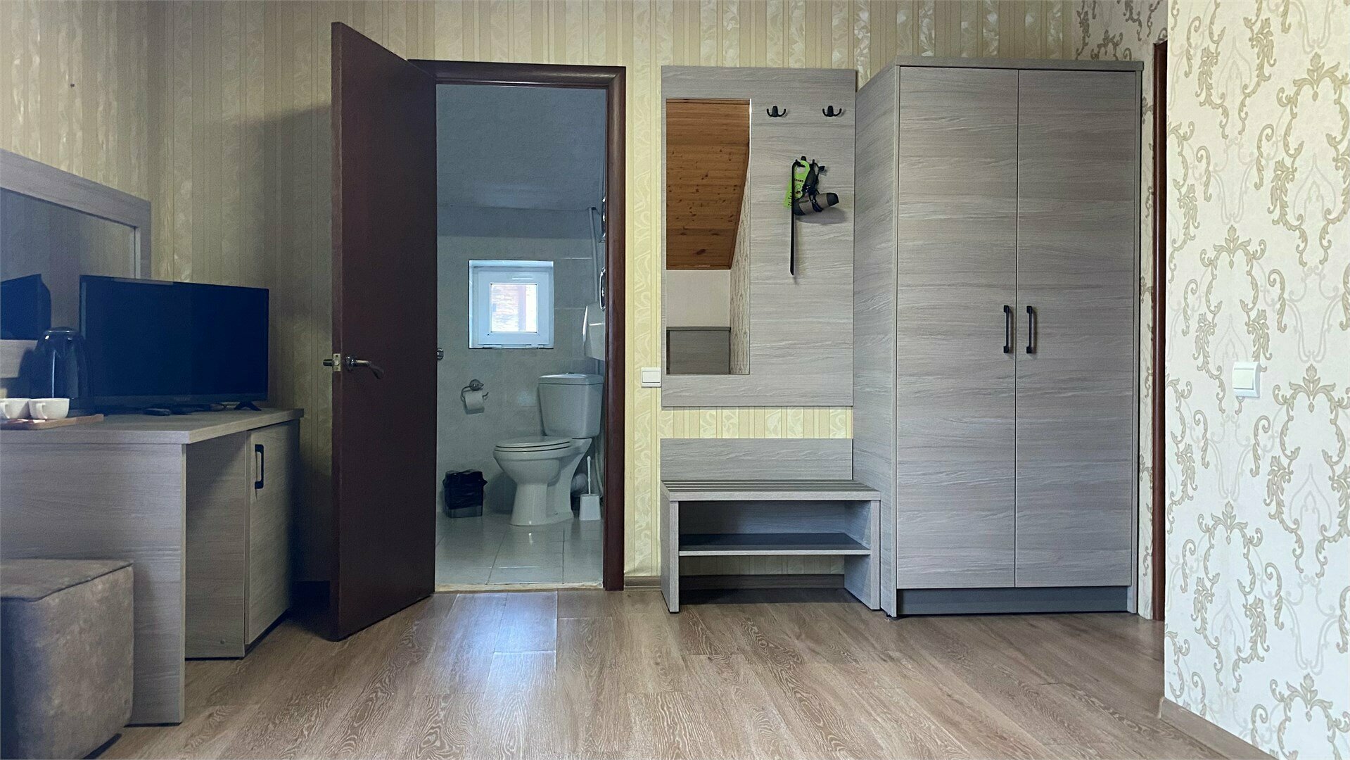 Двухместный номер с 1 кроватью и собственной ванной комнатой