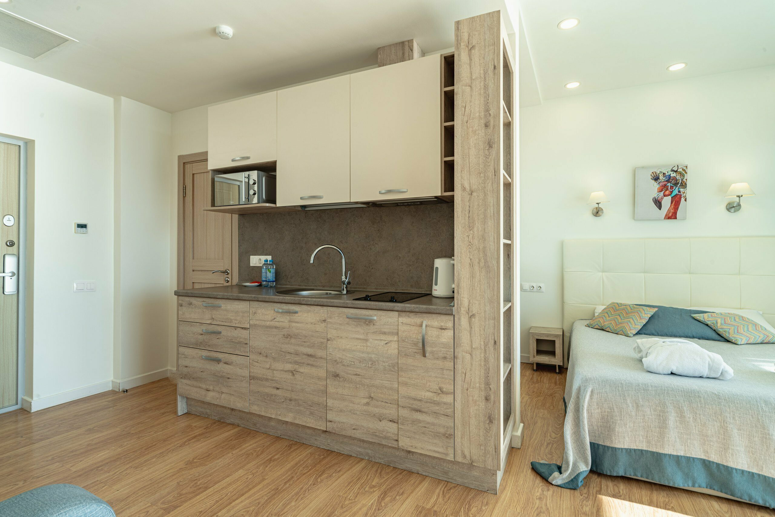 Двухместный номер с 1 кроватью и балконом, вид на море