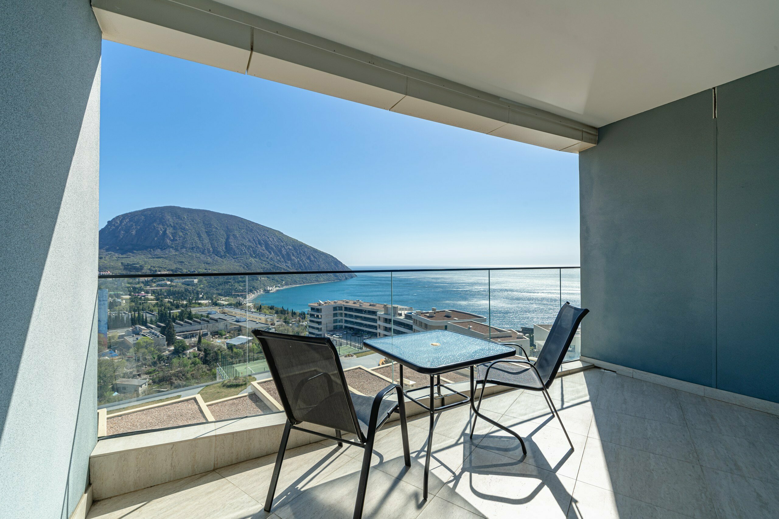 Двухместный номер с 1 кроватью и балконом, вид на море