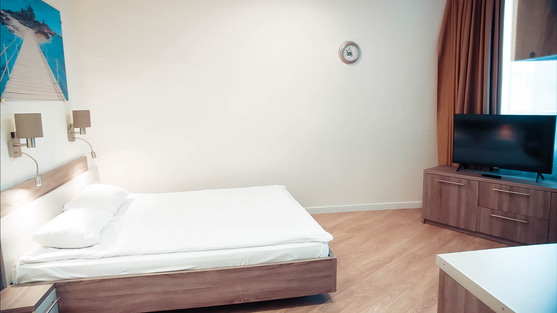 Двухместный номер с 1 кроватью и видом на горы