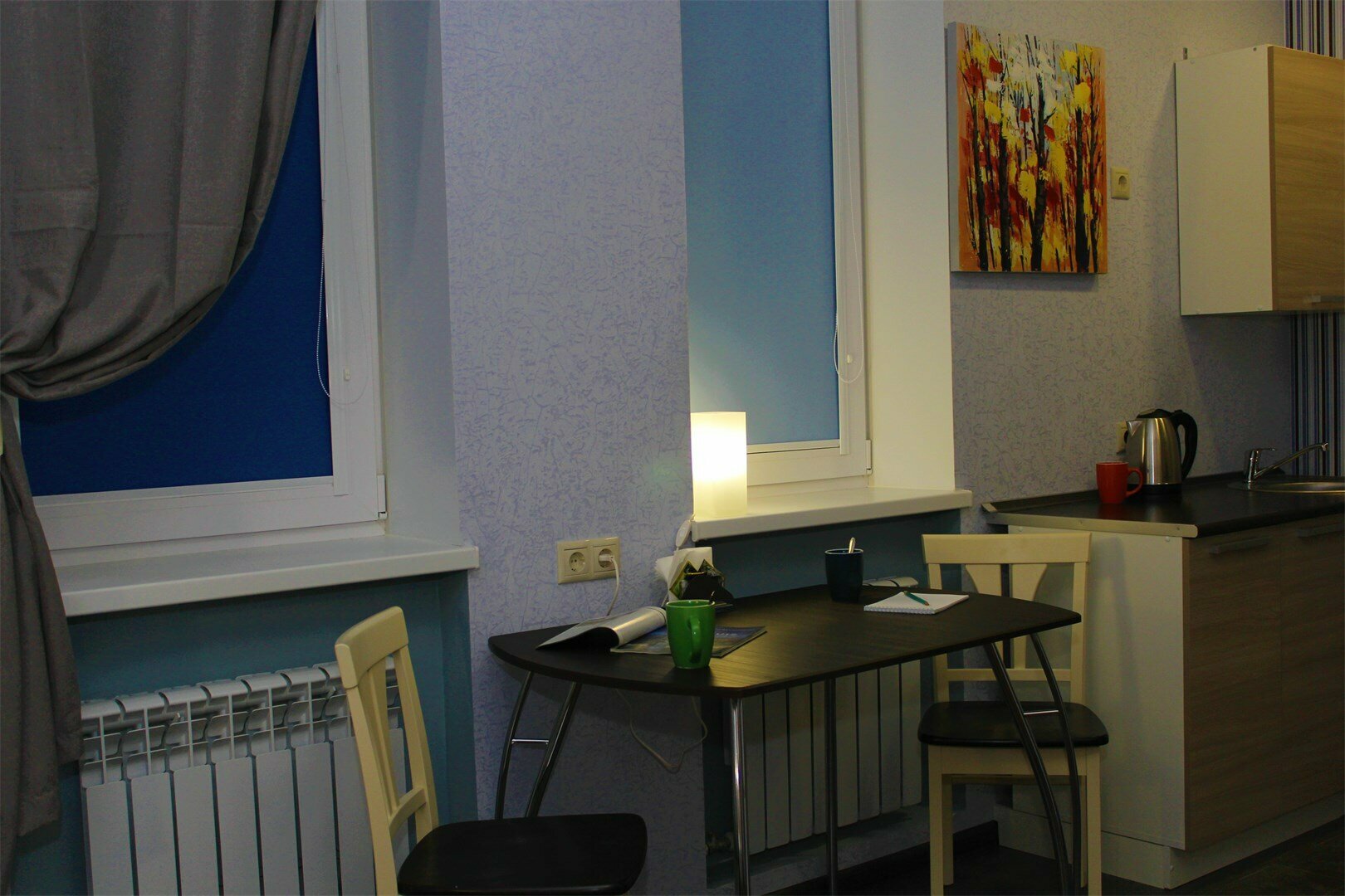 201 - Апартаменты Делюкс с кухней, с 1 кроватью размера "king-size", бесплатная стоянка