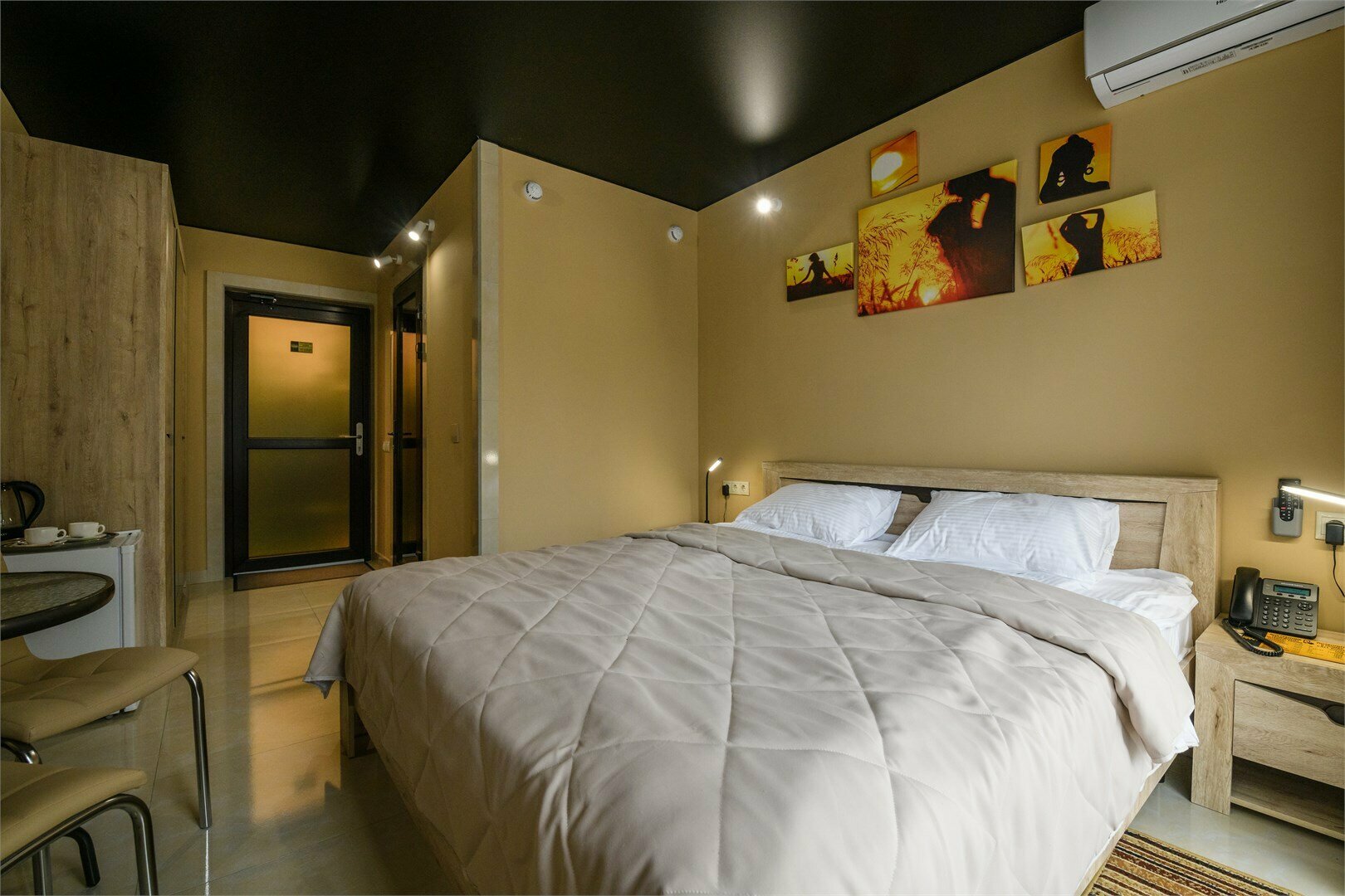 Двухместный номер с 1 кроватью и балконом