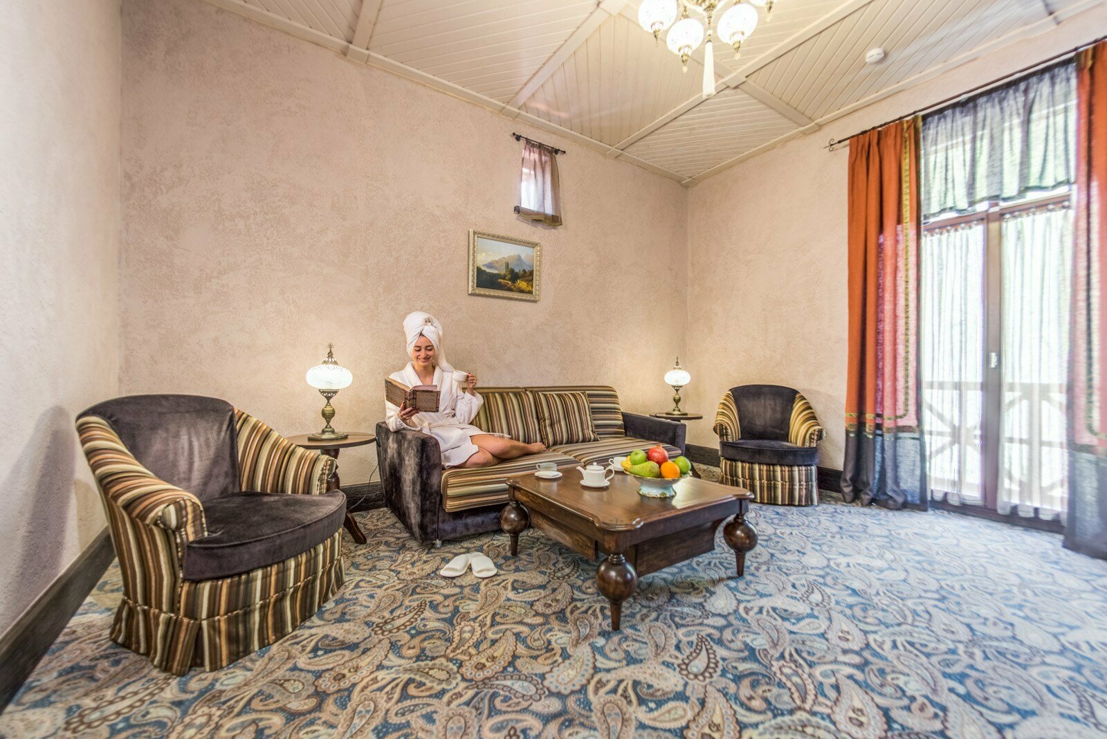 Сюит с балконом и видом на реку