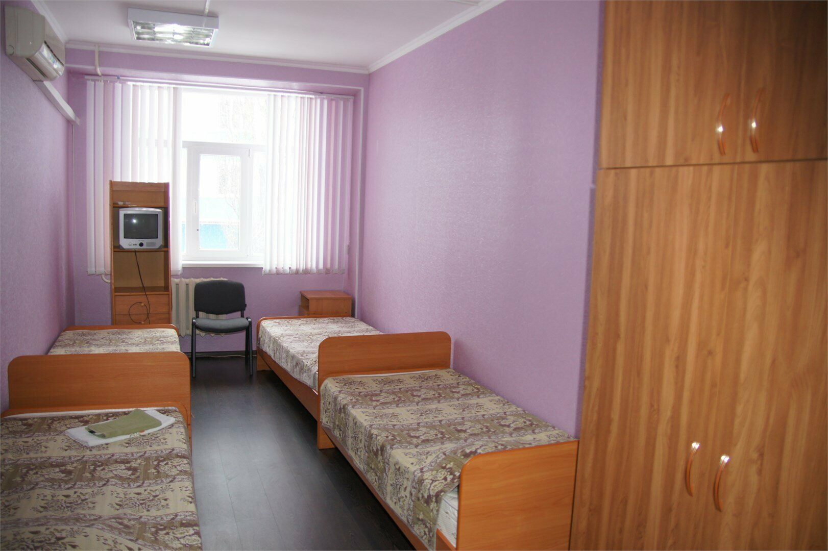 Место в 3-х местном номере с удобствами