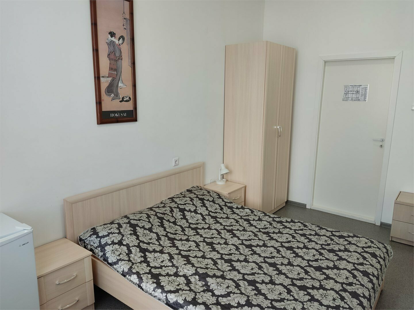 Двухместный номер с 1 кроватью и общей ванной комнатой