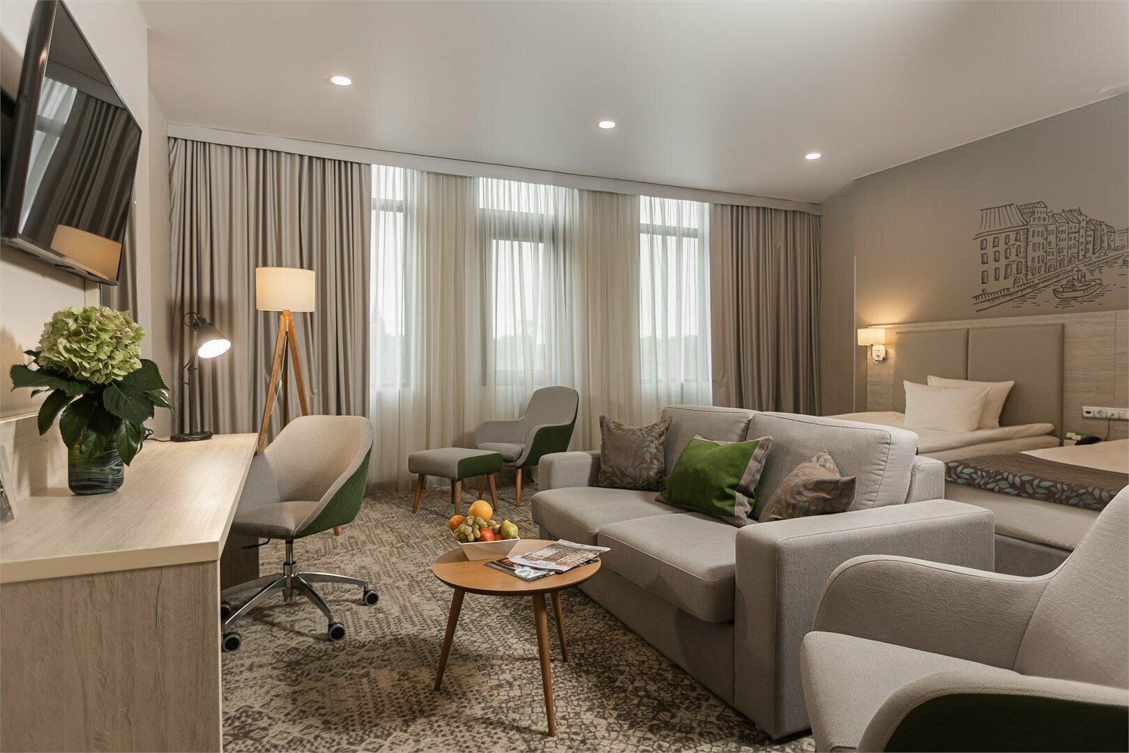 Представительский номер c 2 раздельными кроватями