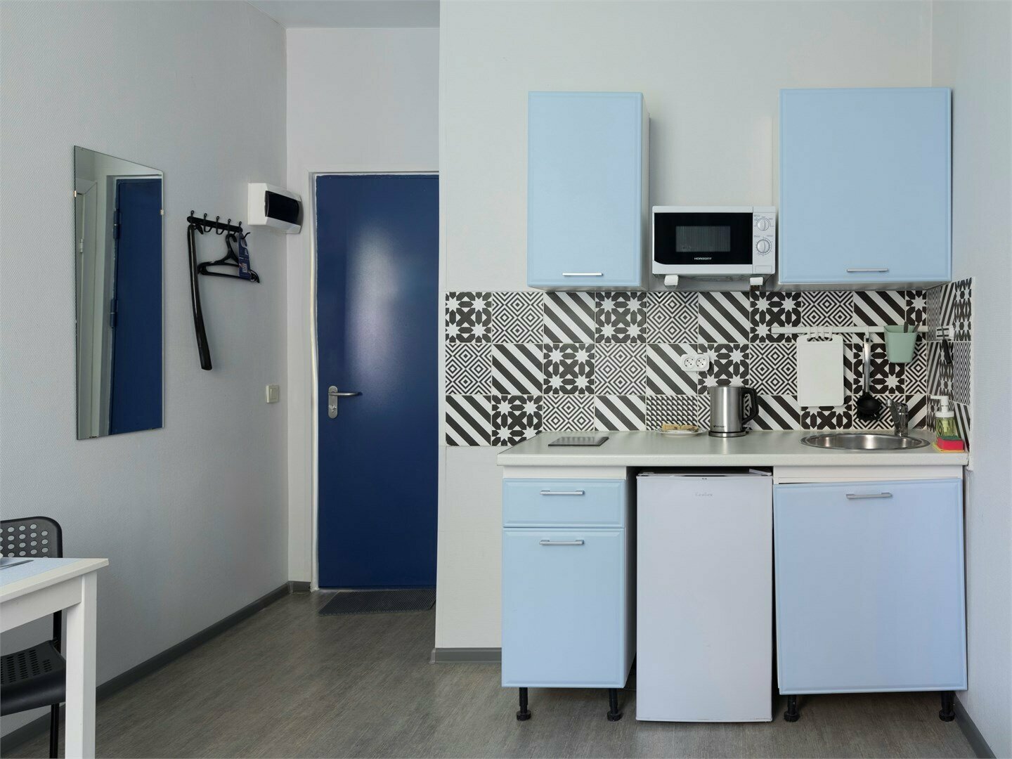 Студия с одной кроватью