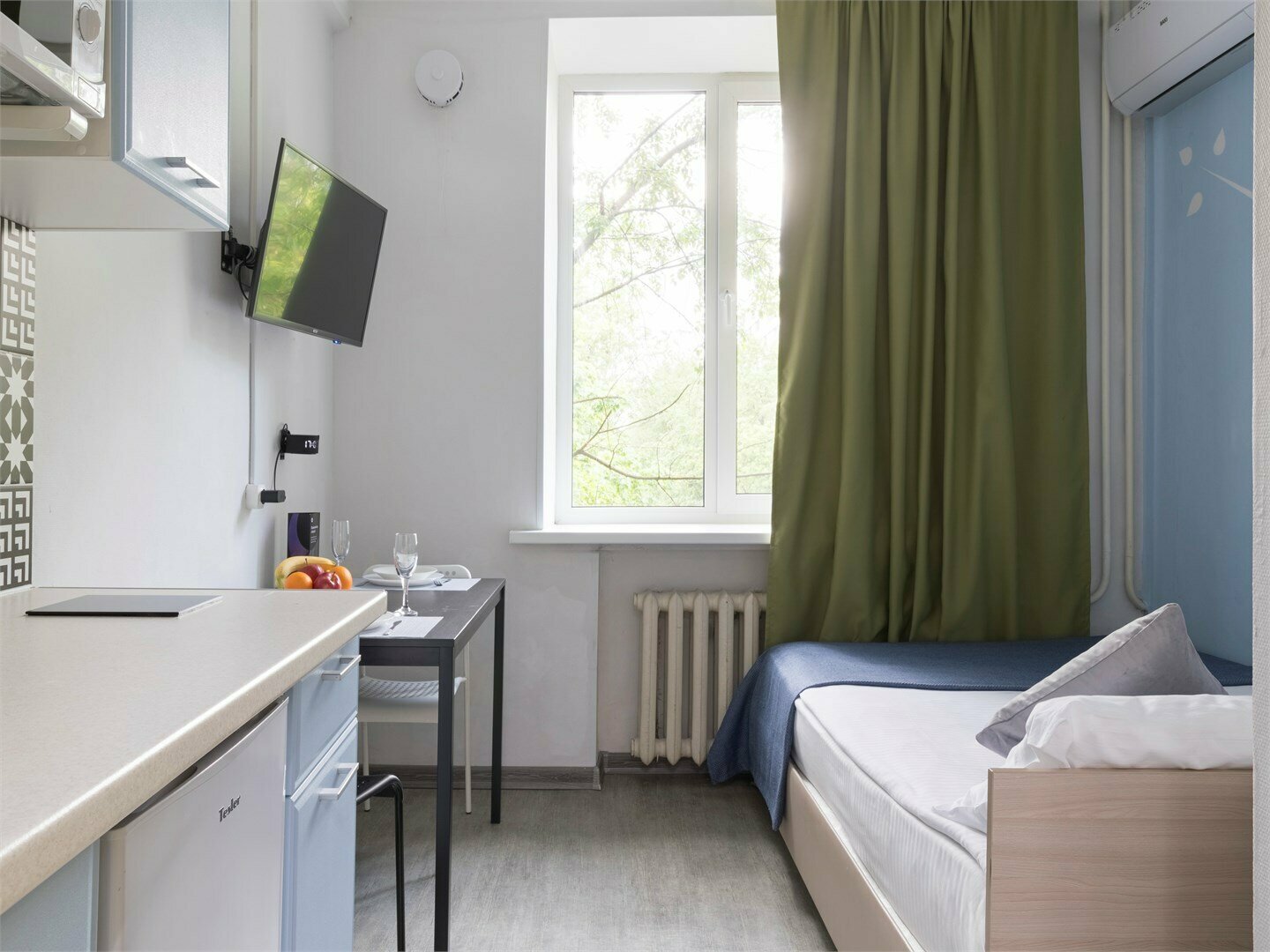 Мини студия с одной кроватью