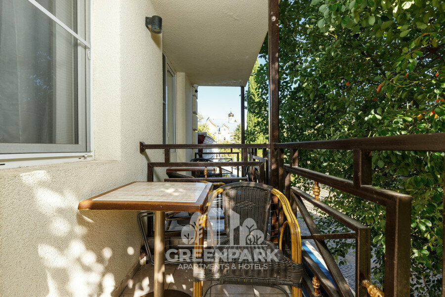 Двухместный номер с 1 кроватью и террасой