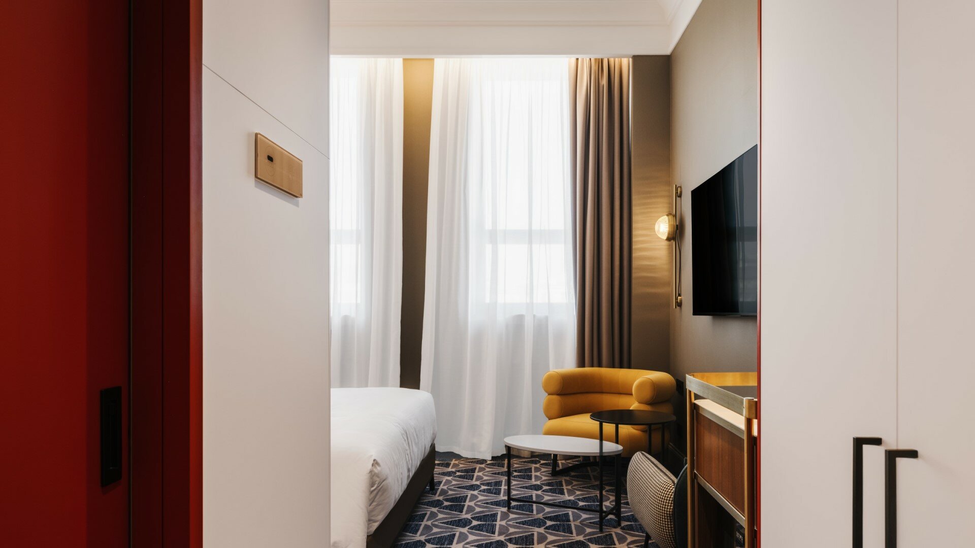 Представительский Кинг с видом на город