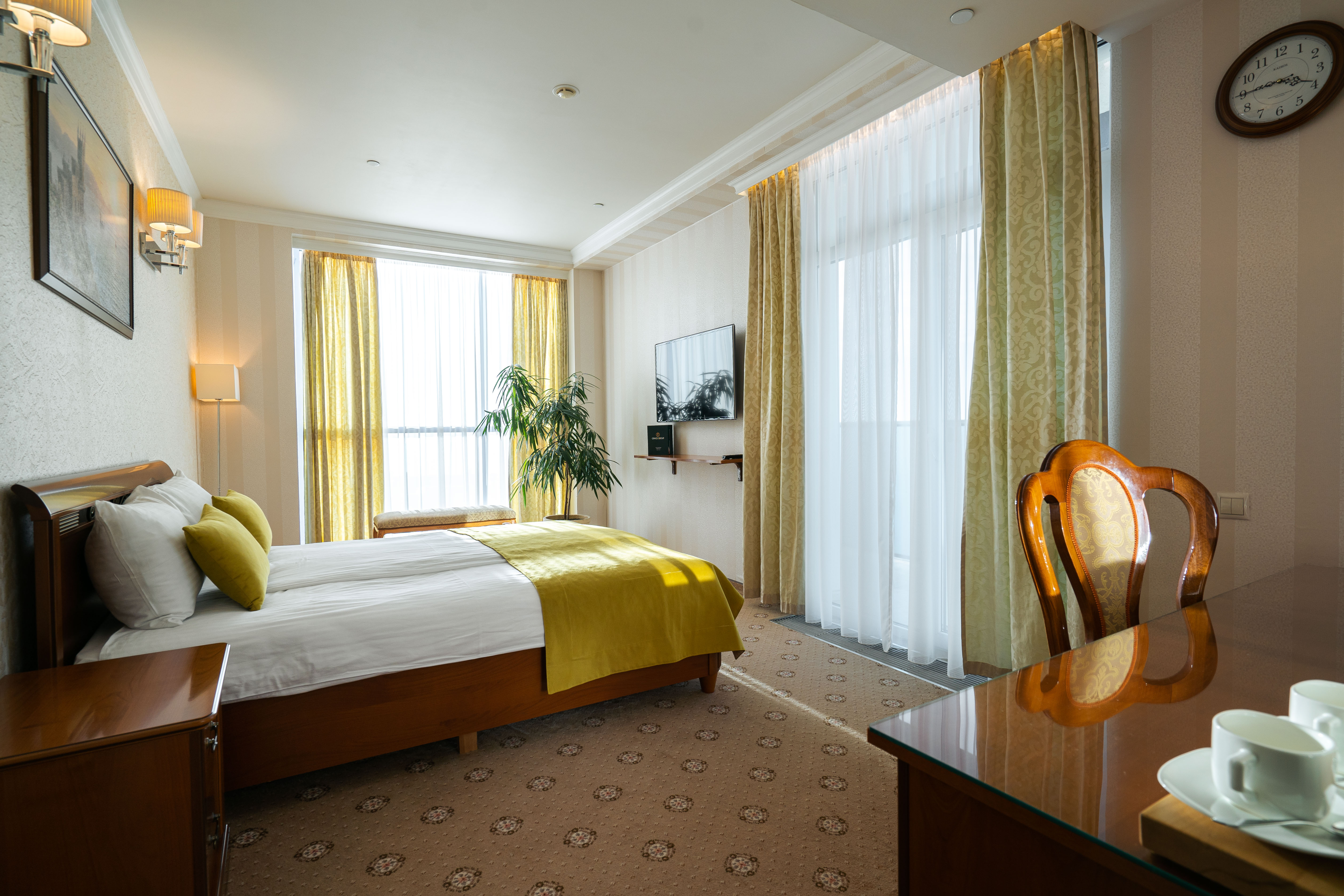 Двухместный номер Делюкс с 1 кроватью и балконом, вид на море