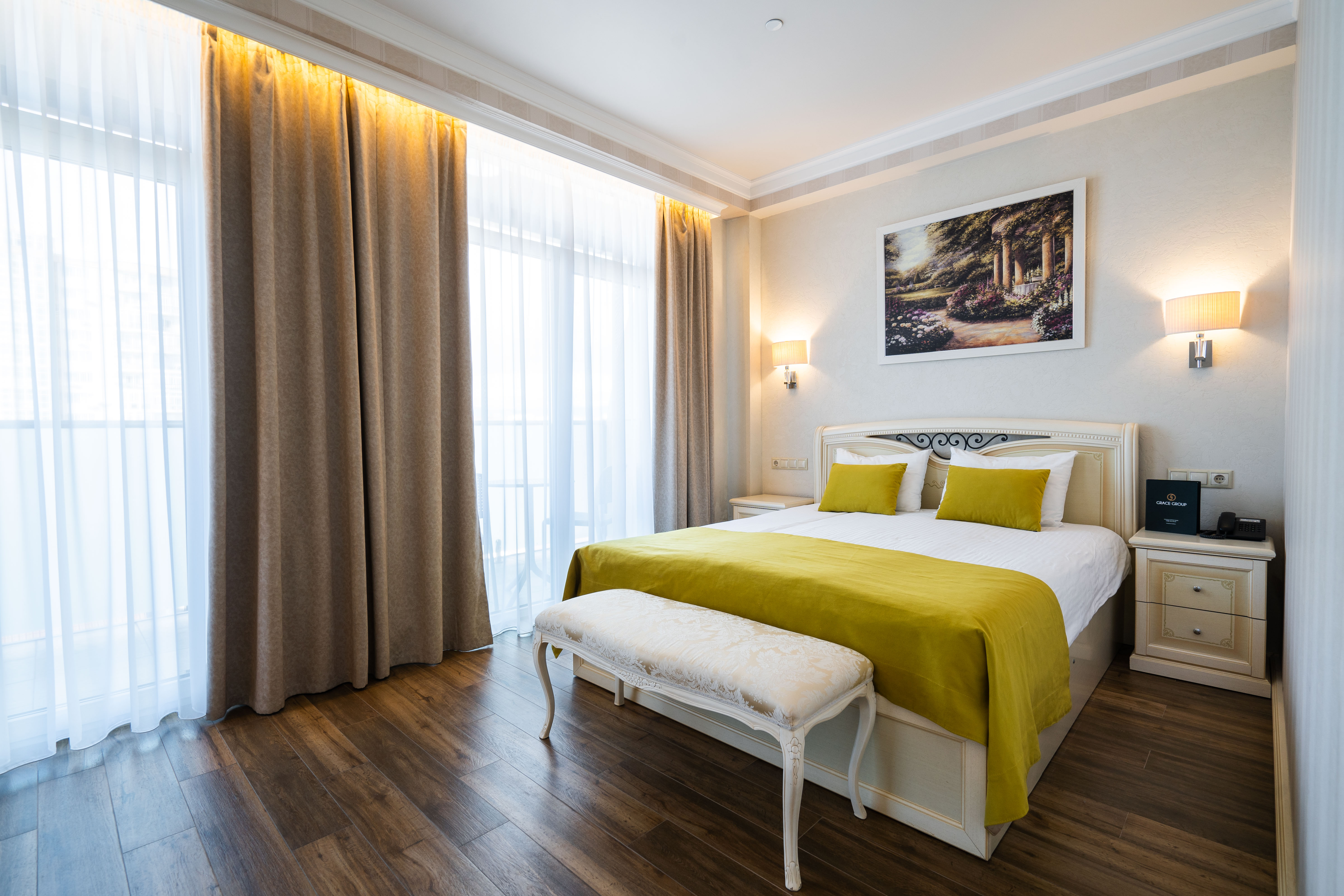 Двухместный номер с 1 кроватью или 2 отдельными кроватями, вид на море