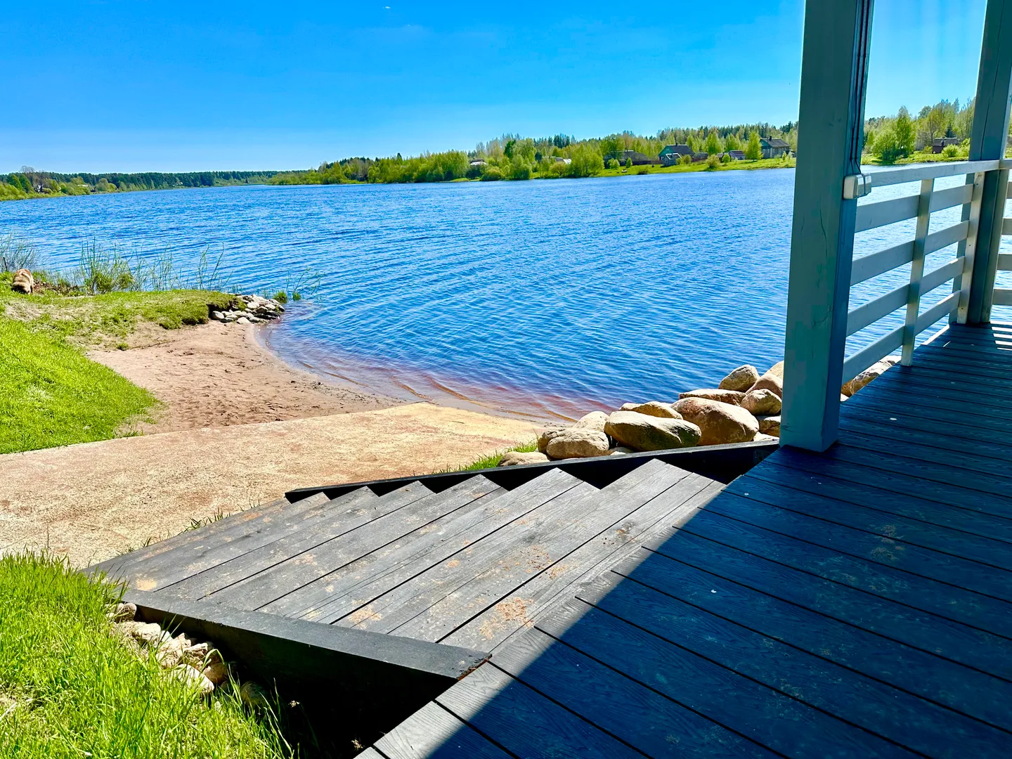 Двухместный номер с 1 кроватью и видом на озеро