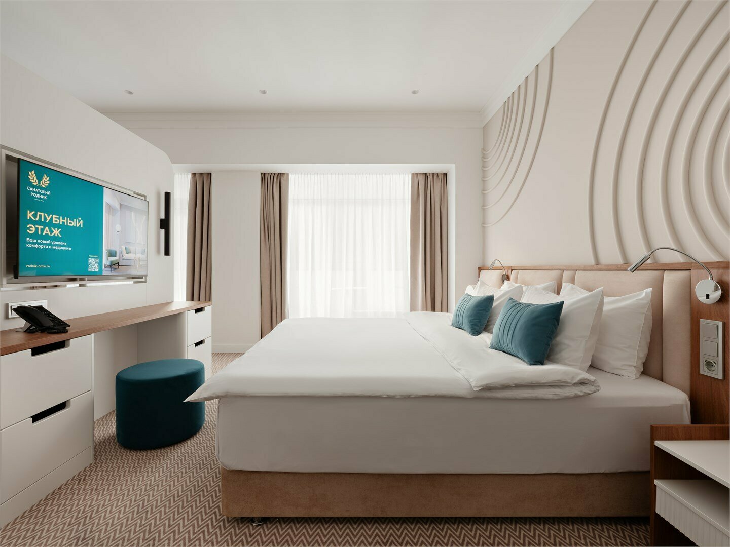 Двухместный номер Делюкс с 1 кроватью