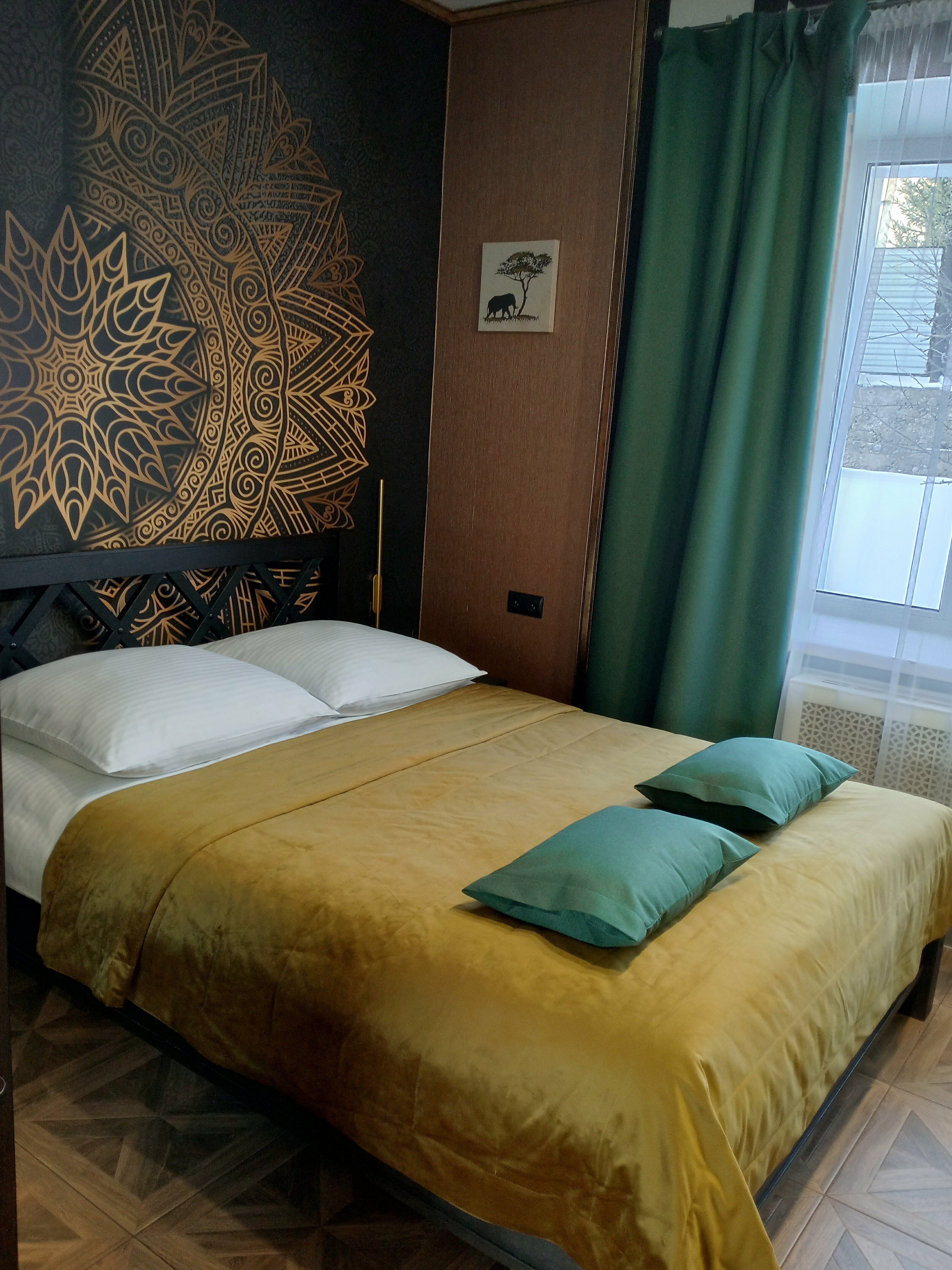 Двухместный номер с 1 кроватью и видом на сад