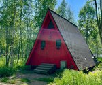 Красный домик с личным пирсом (реновация в 2024) в Шанти озеро