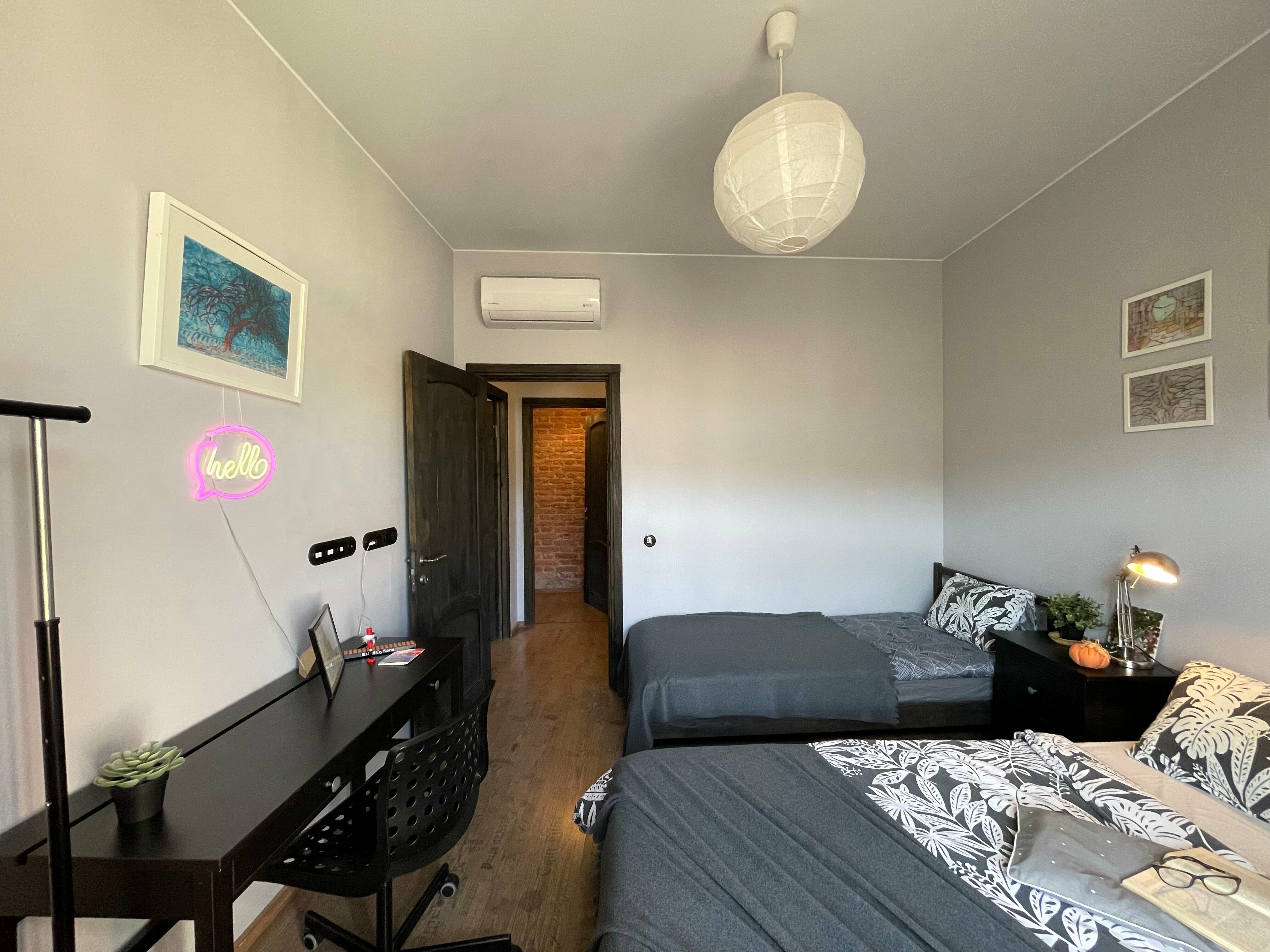 Двухкомнатная квартира с видом во двор