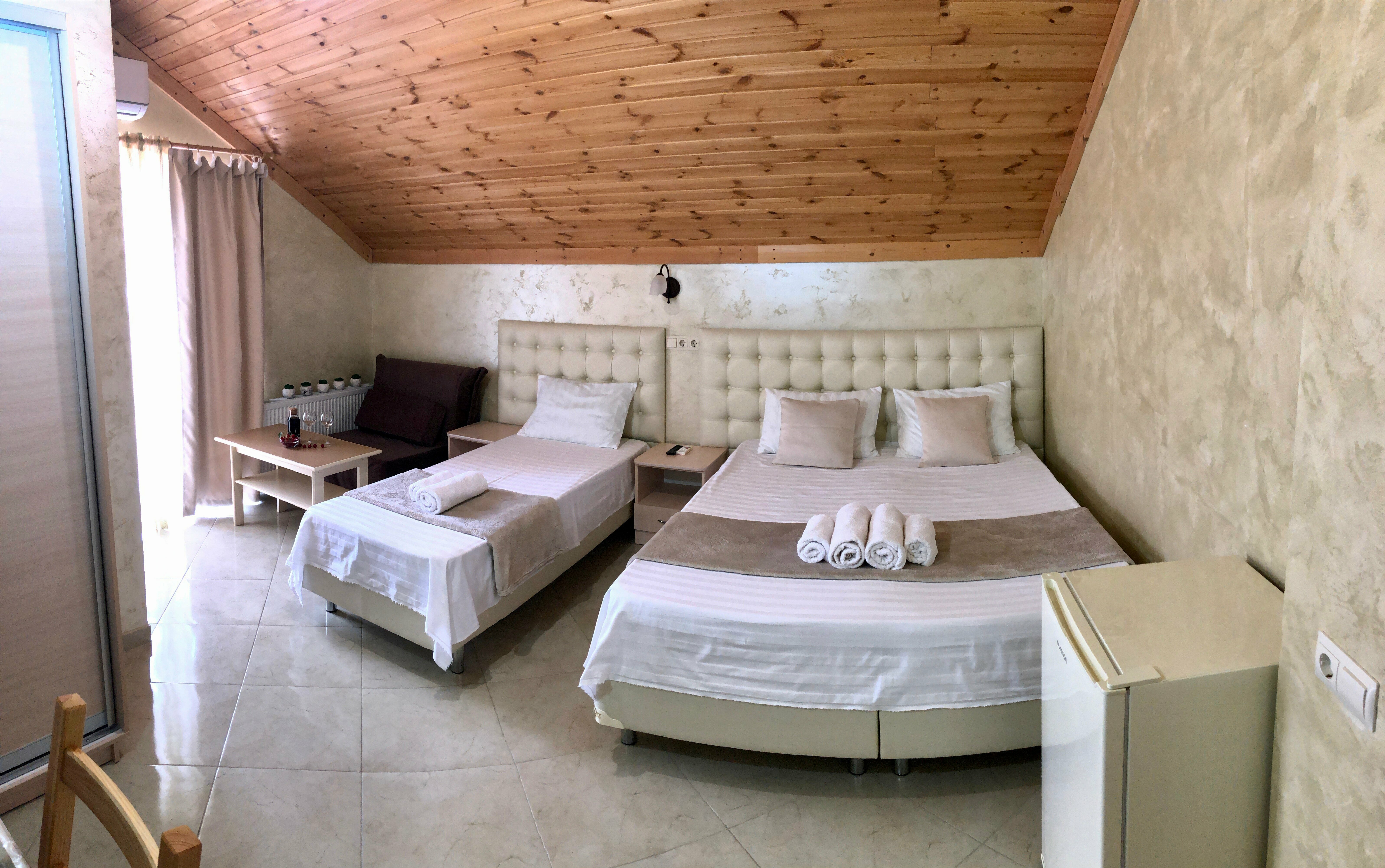 Трехместный номер Делюкс с видом на море