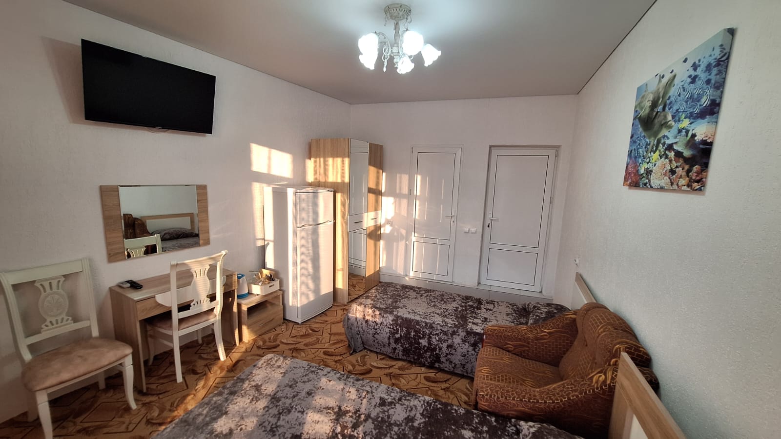 Четырехместный номер с балконом