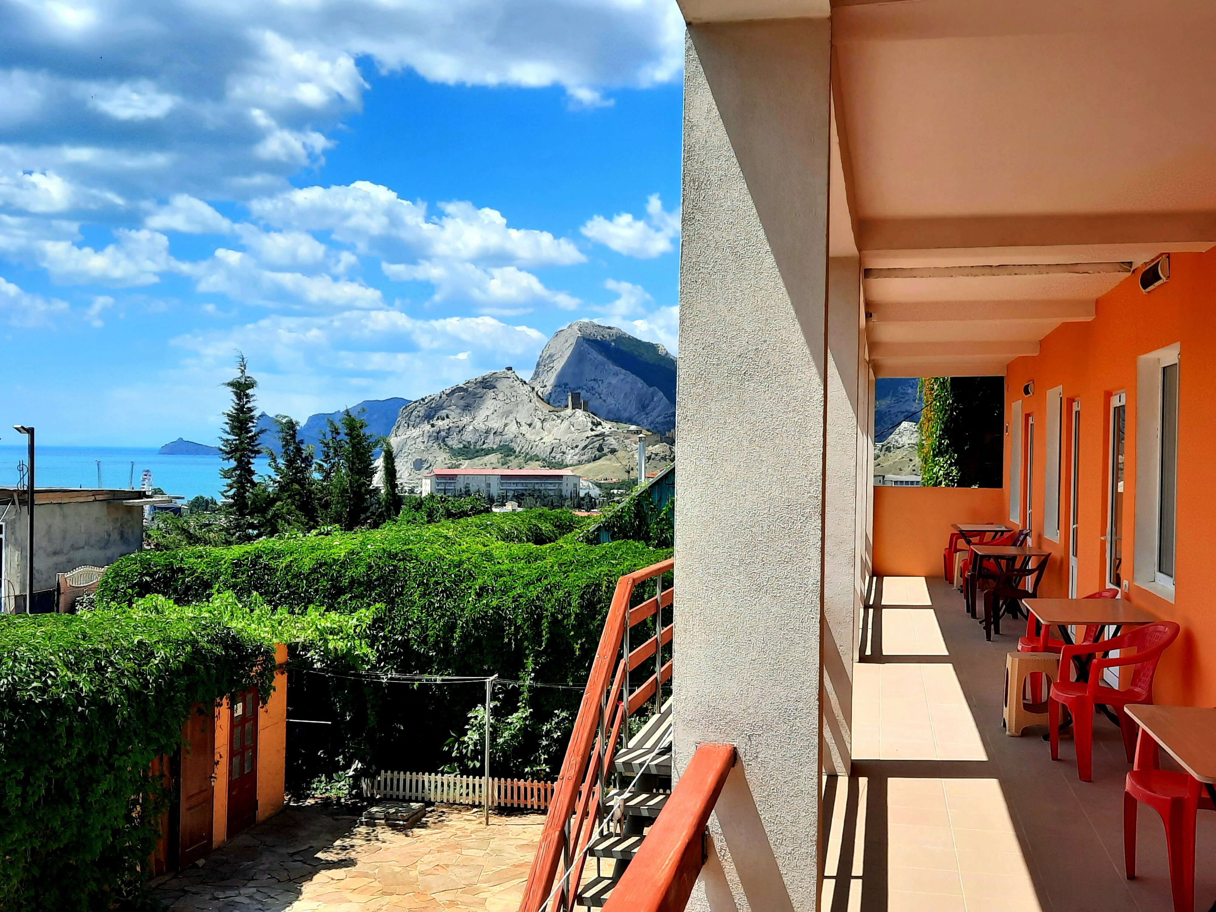 Трехместный номер с видом на море