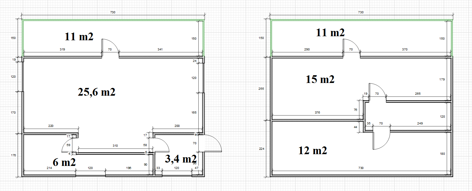 Коттедж с балконом