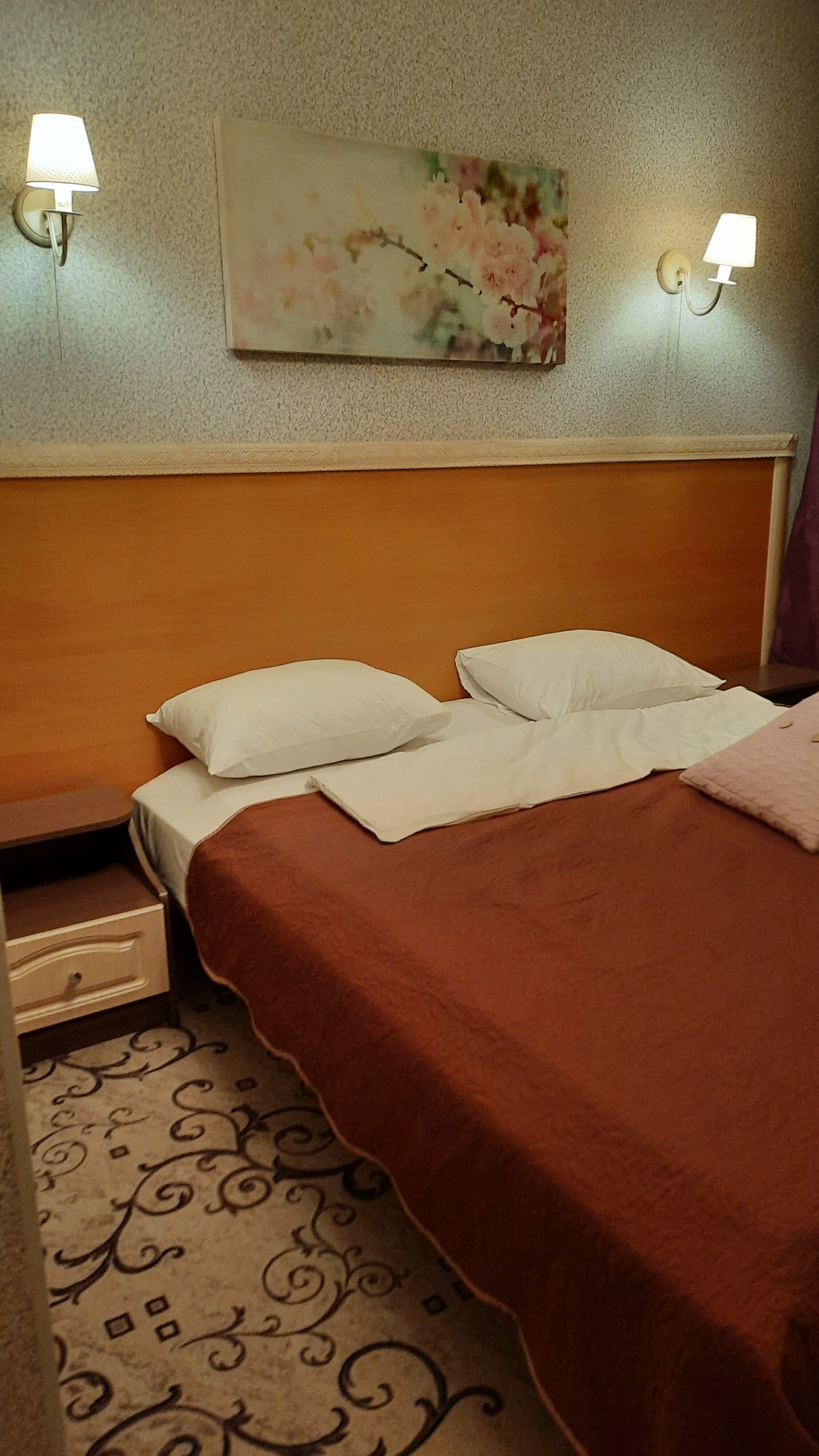 Двухместный номер с 1 кроватью и собственной ванной комнатой