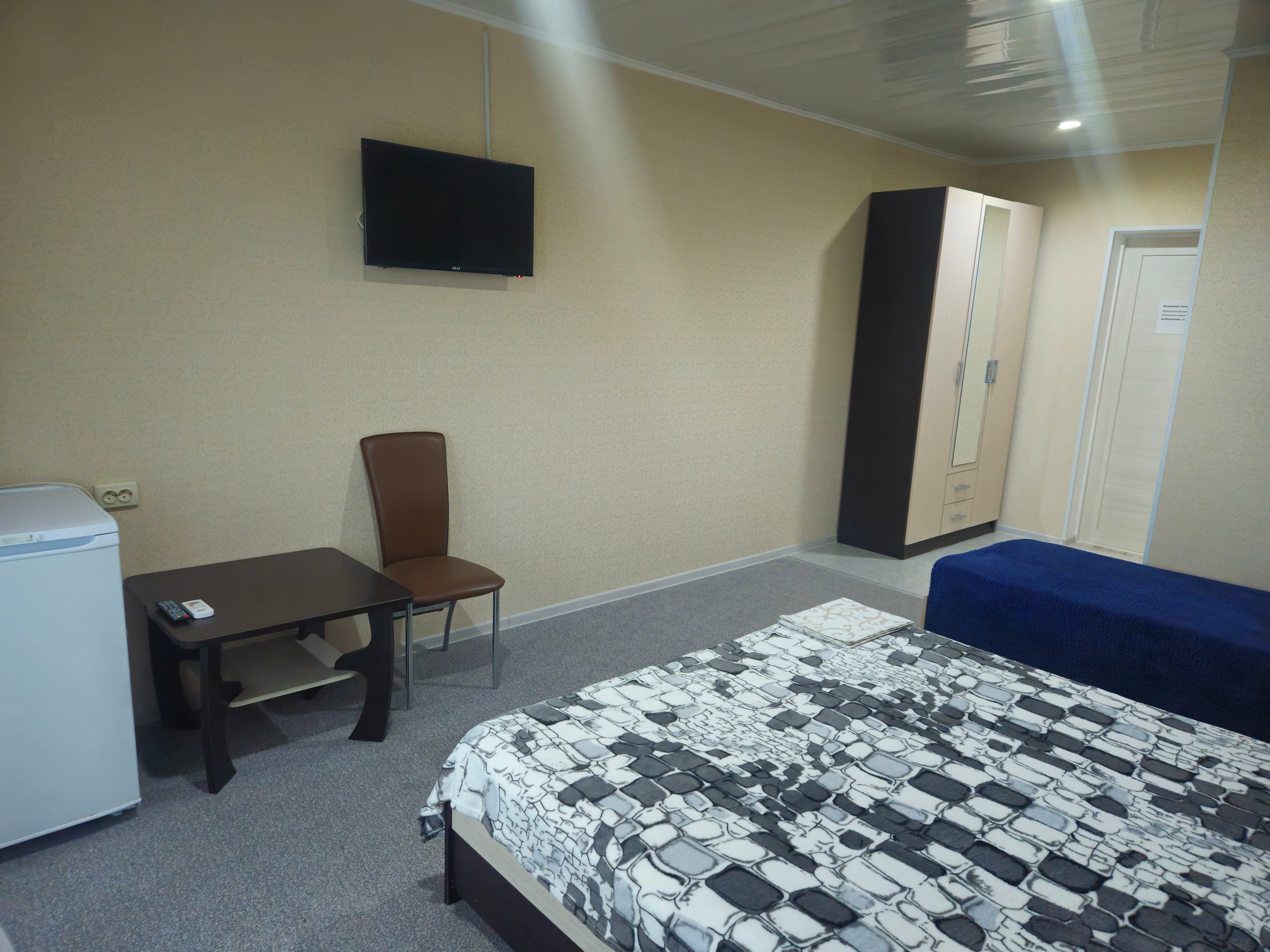 Трехместный номер с балконом