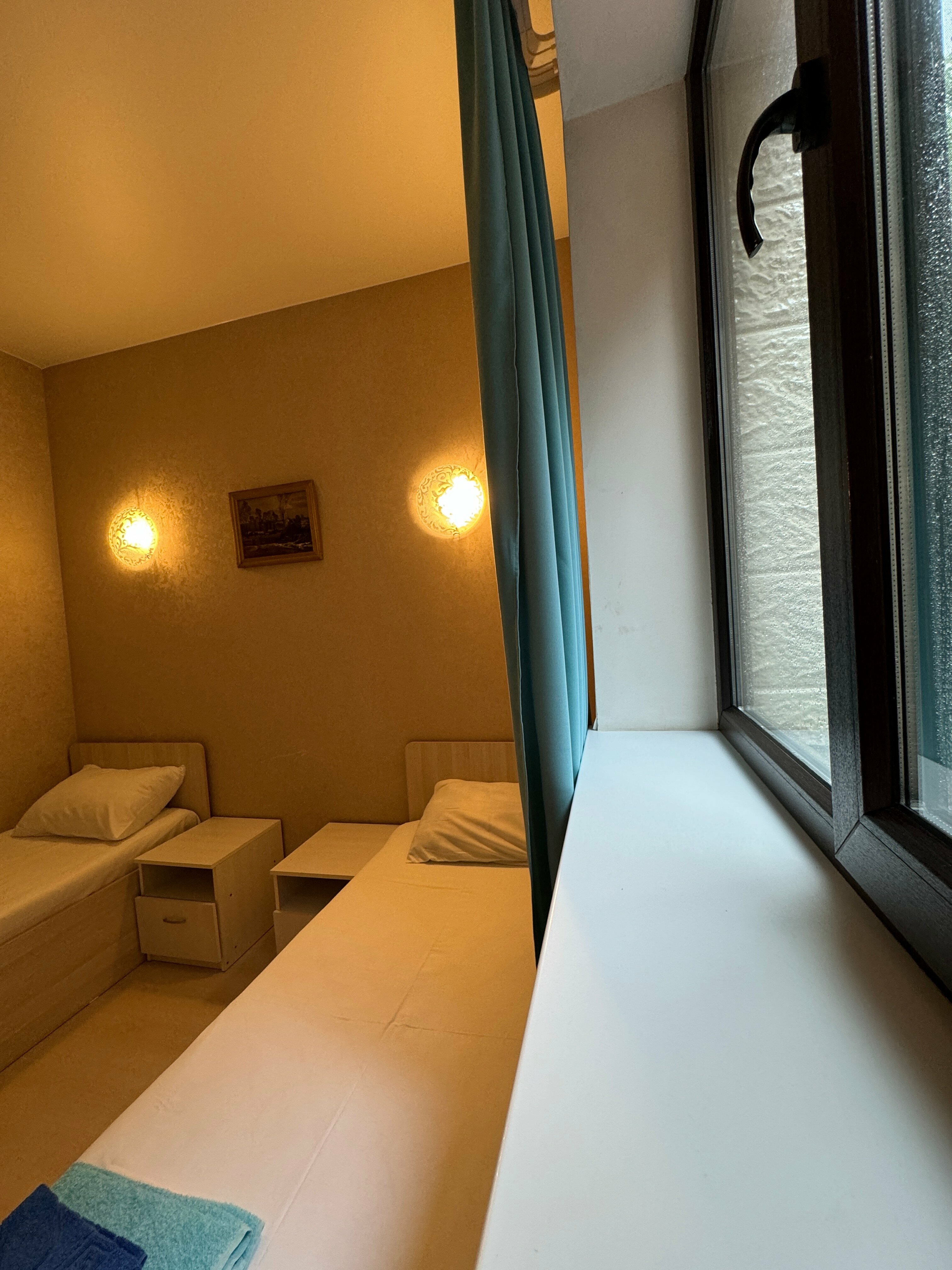 Двухместный номер с 2 отдельными кроватями и окном