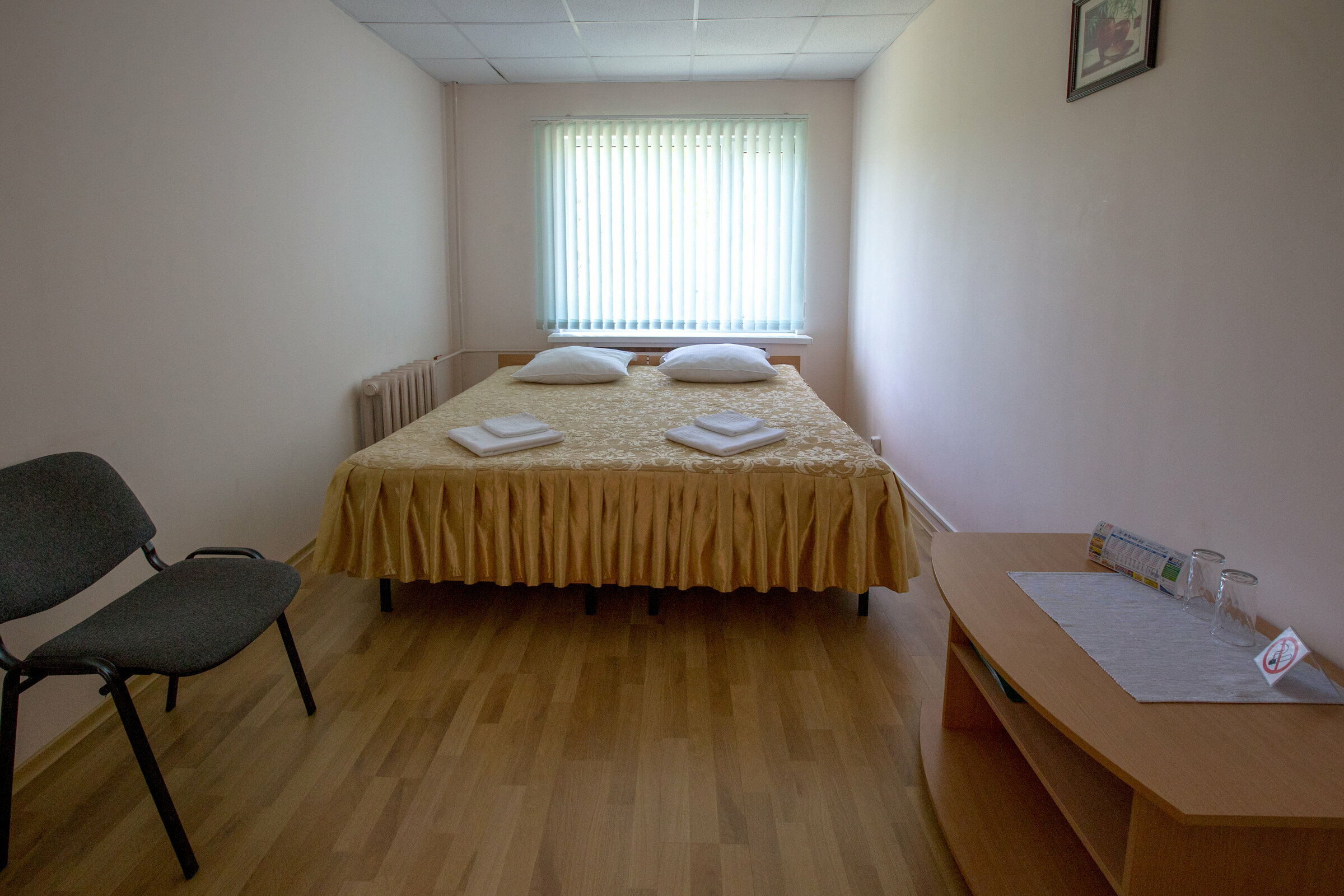 Двухместный номер с 1 кроватью и общей ванной комнатой