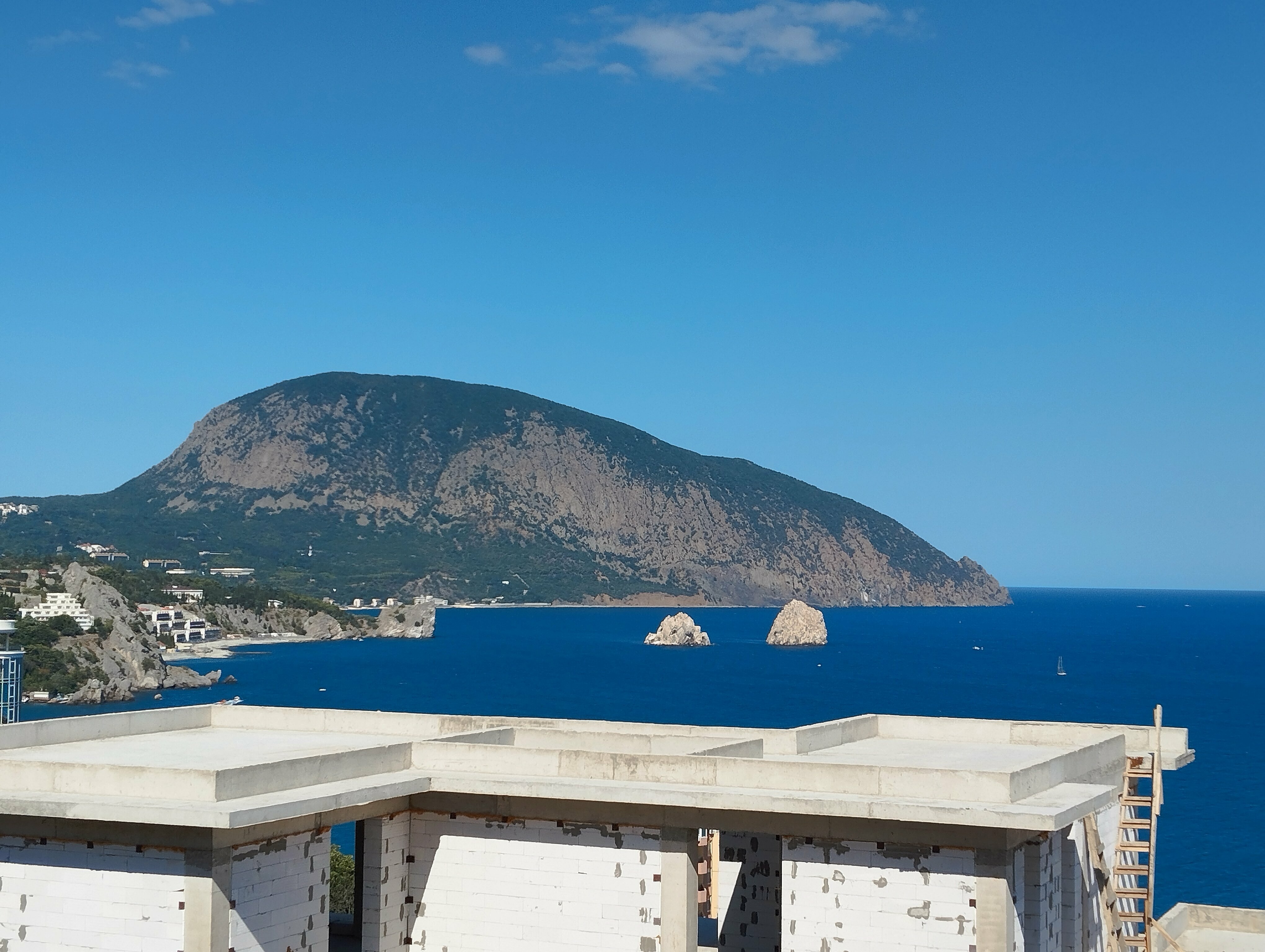 Двухместный номер с 1 кроватью и балконом, вид на море