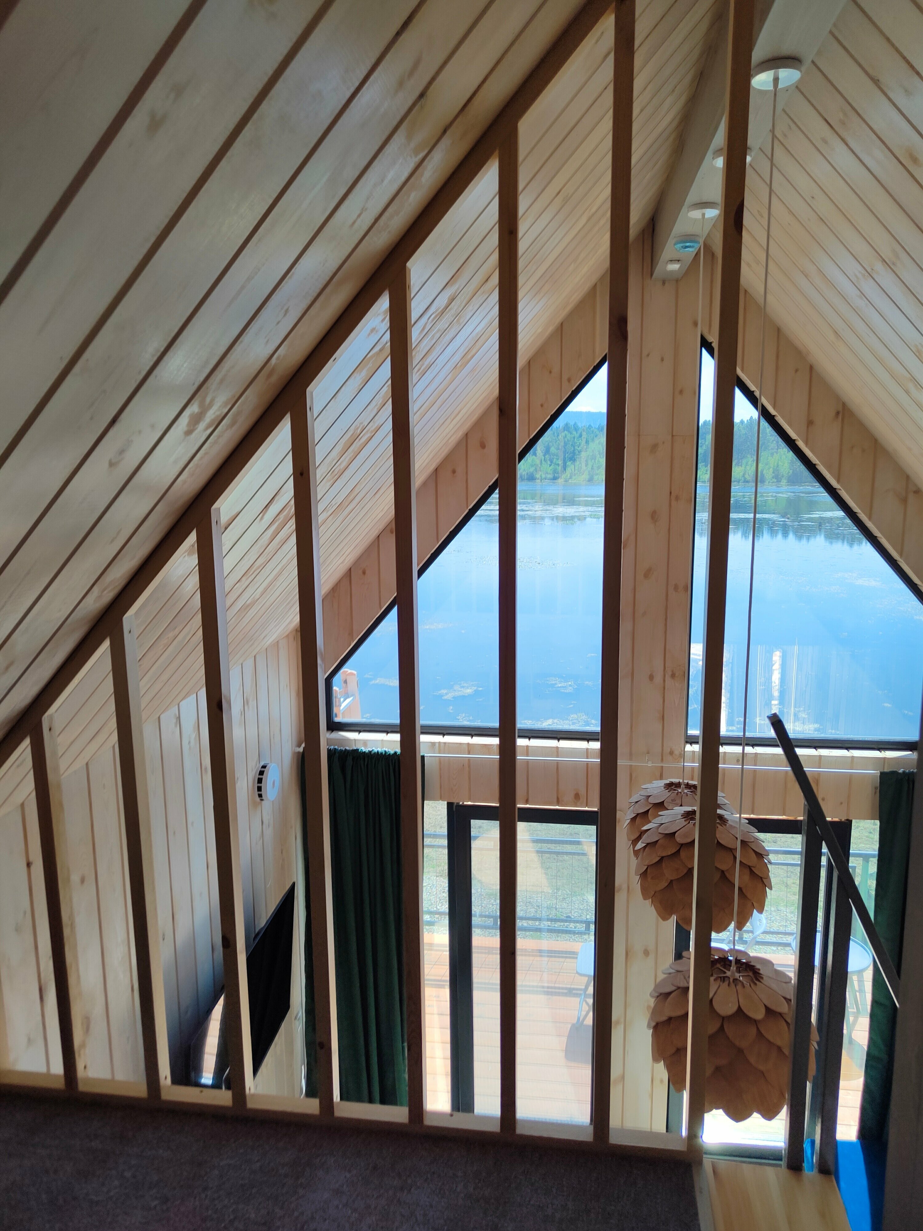 Двухместный номер с 1 кроватью и видом на озеро