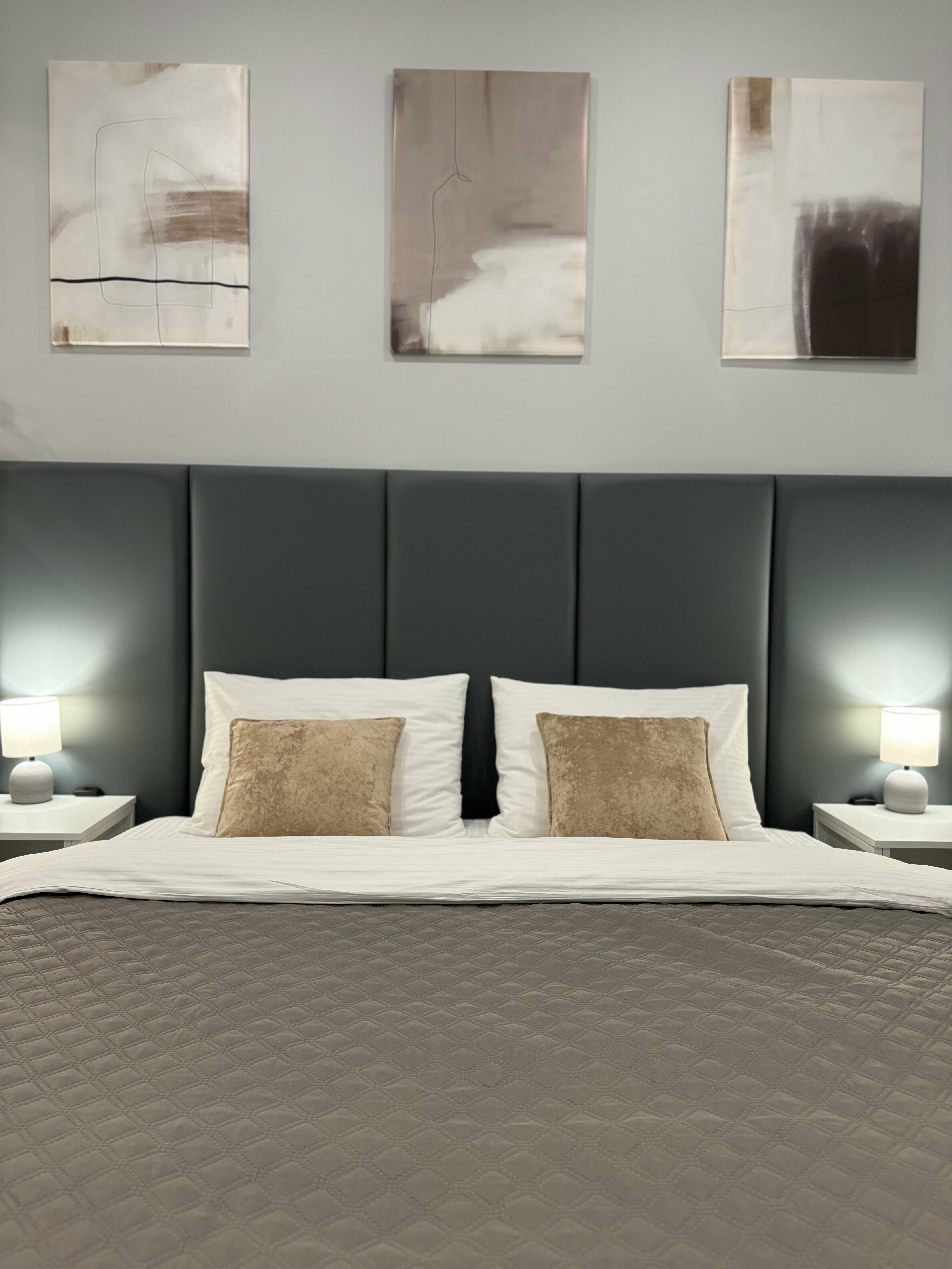 Апартамент "Беж" с мини-кухней и стирально-сушильной машиной