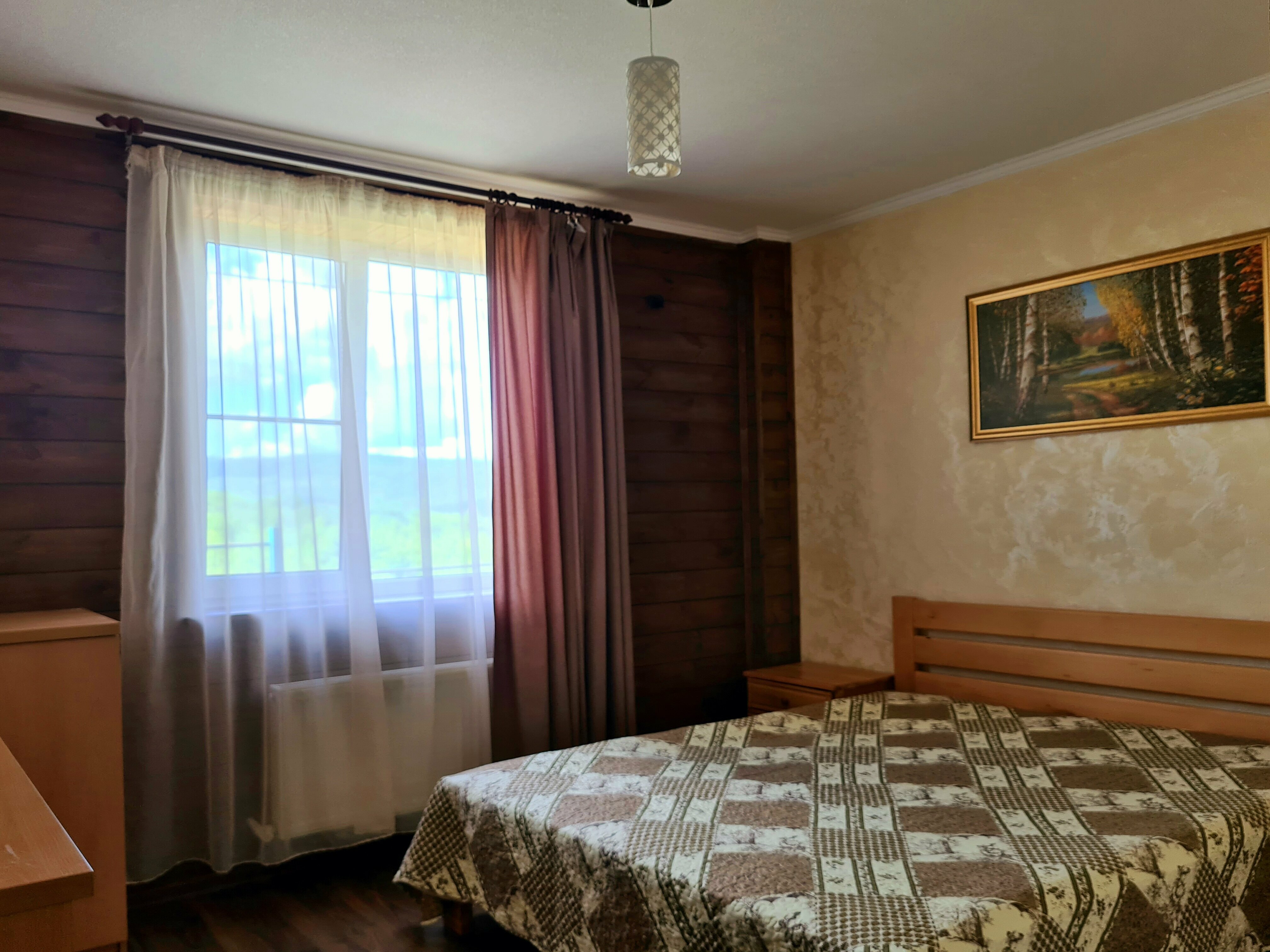 Двухместный номер с 1 кроватью и видом на горы