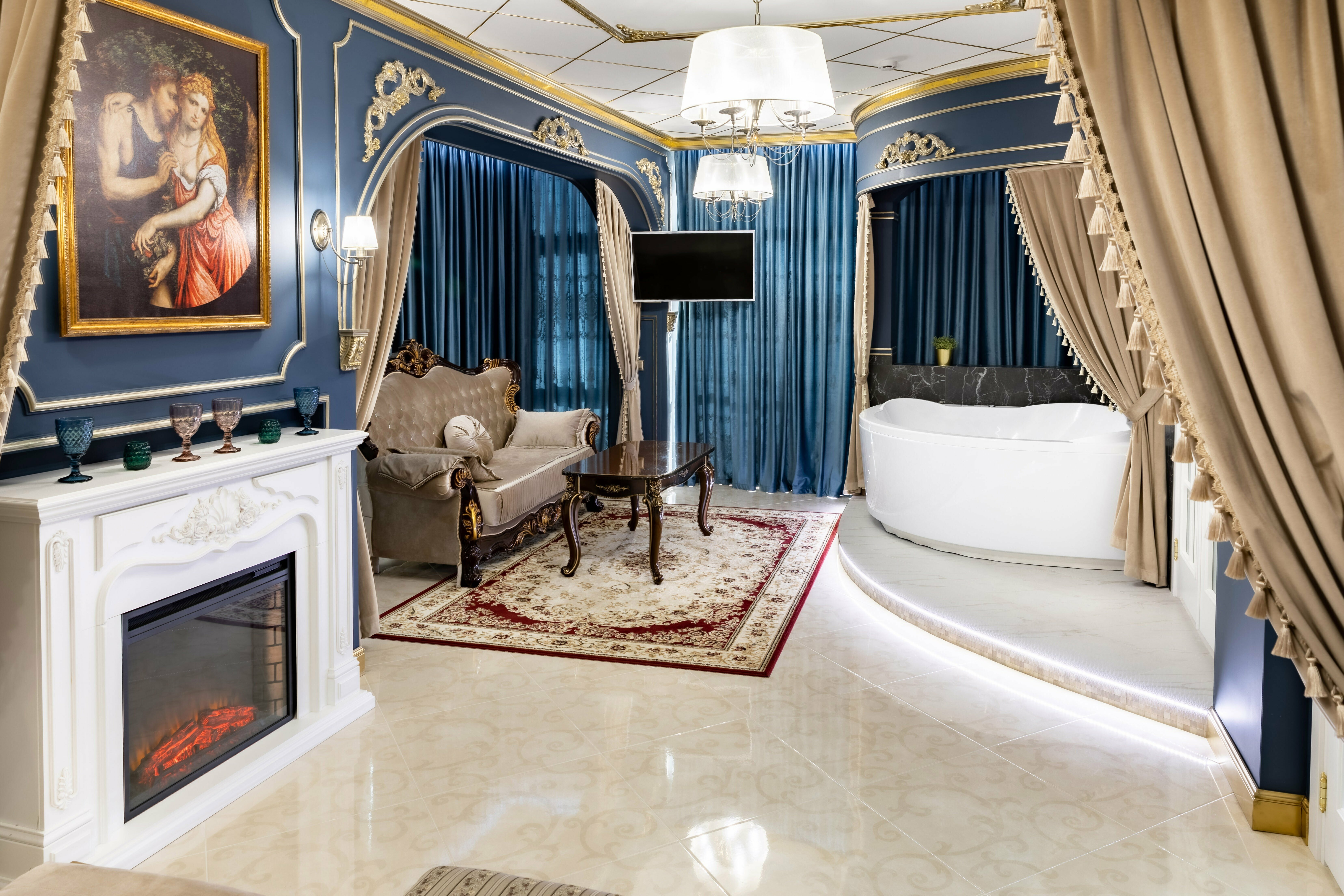 Суперлюкс с гидромассажной ванной