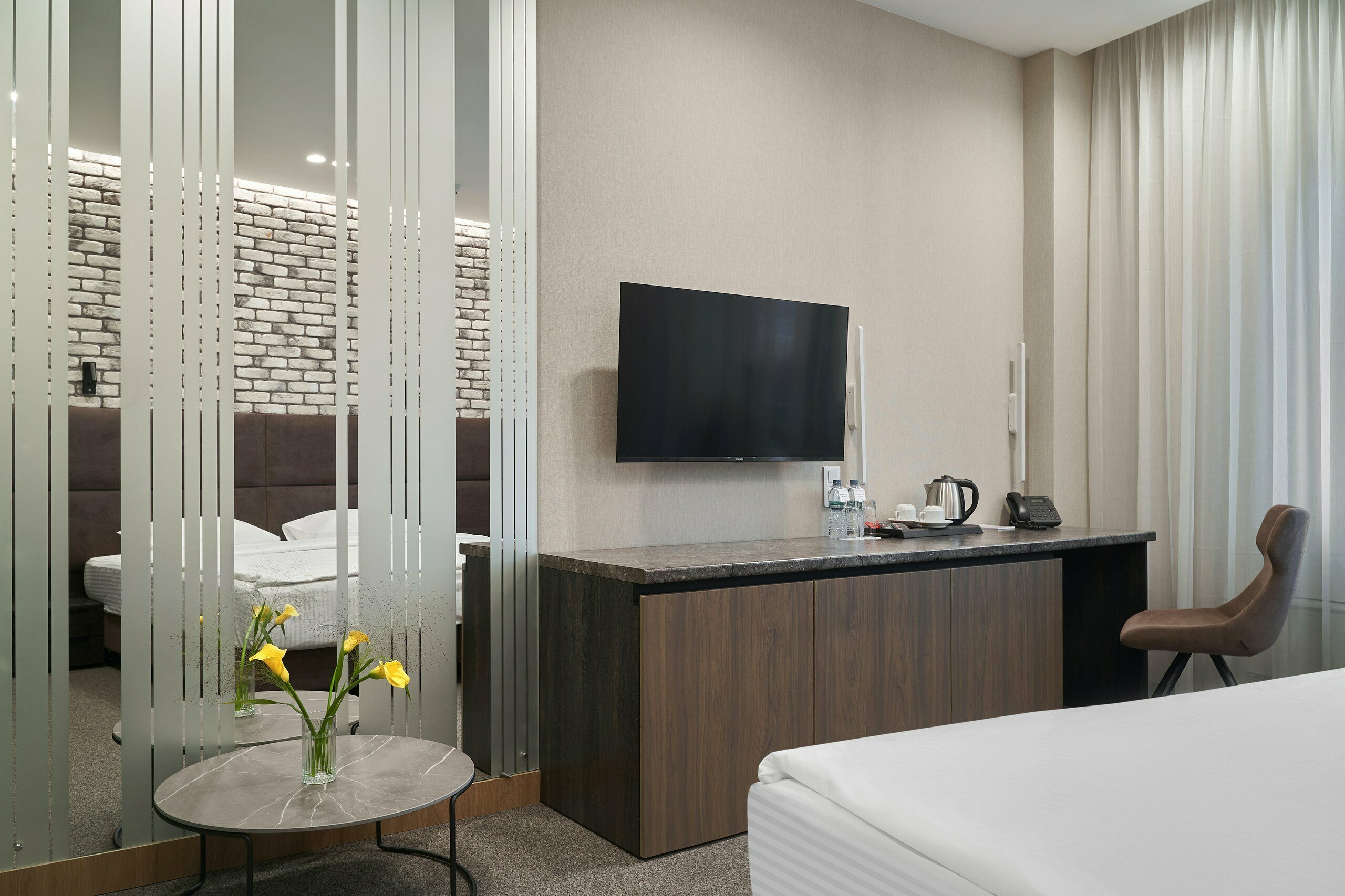 Улучшенный номер с кроватью размера «king-size» или 2 отдельными кроватями