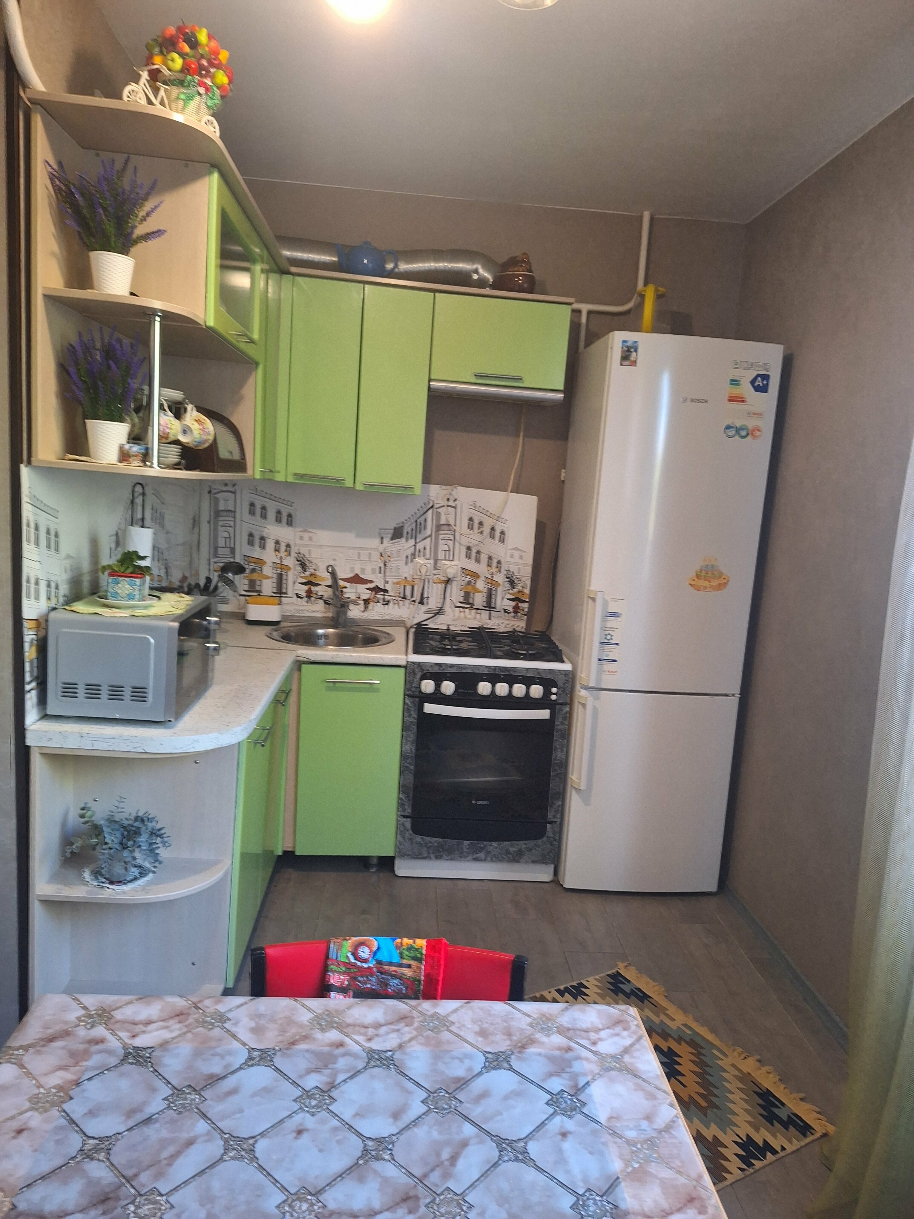 Cемейный номер с собственной ванной комнатой