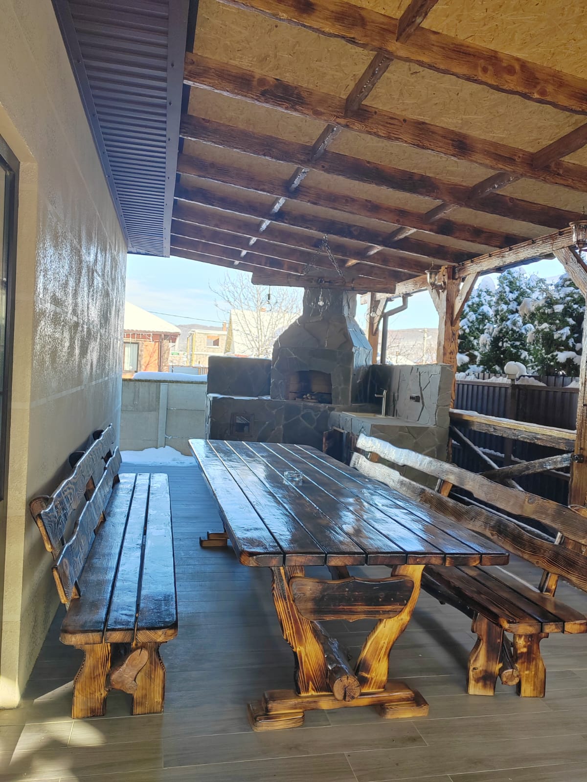 Дом с собственным бассейном и сауной