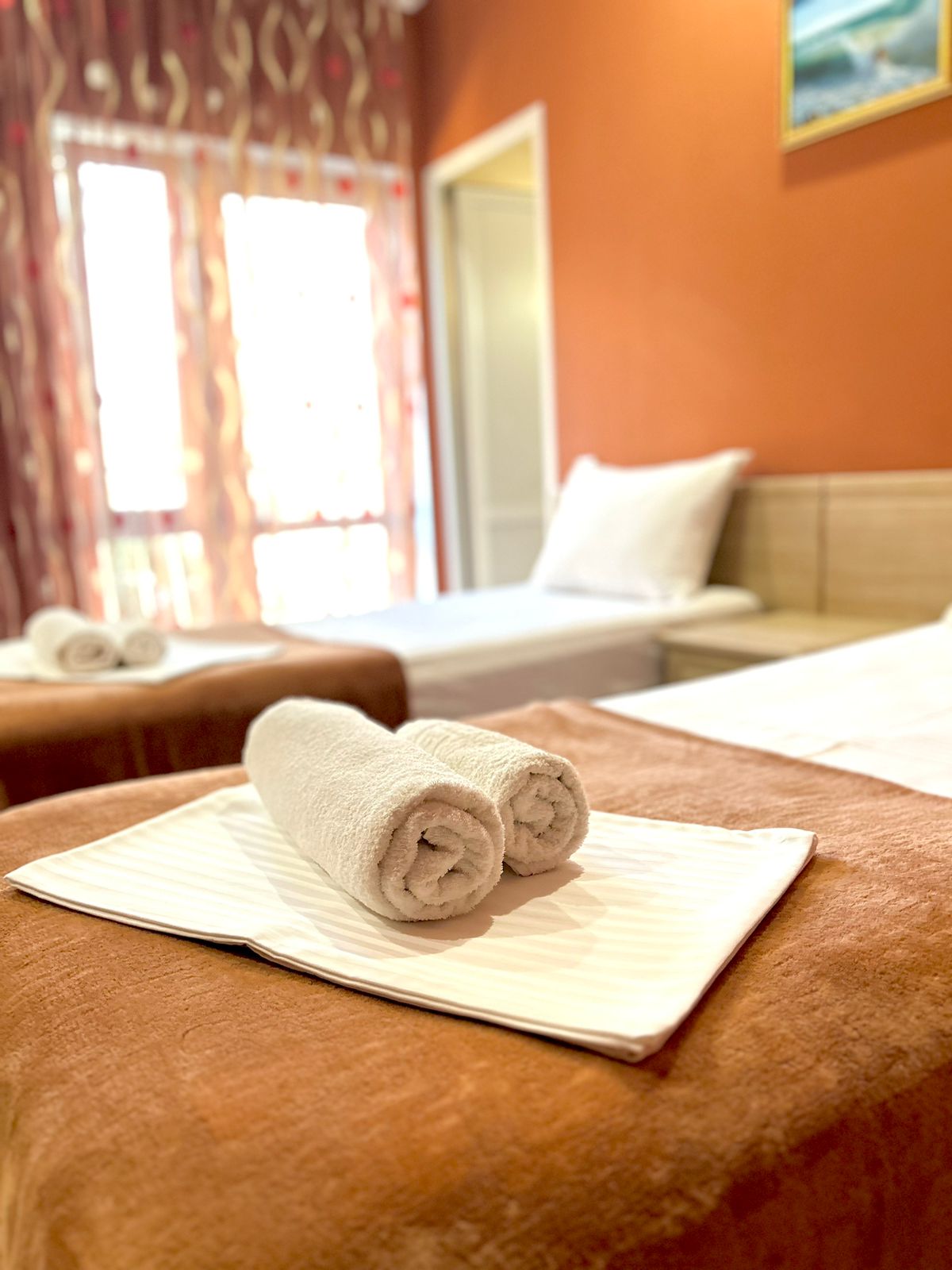 Двухместный номер с 2 отдельными кроватями и балконом