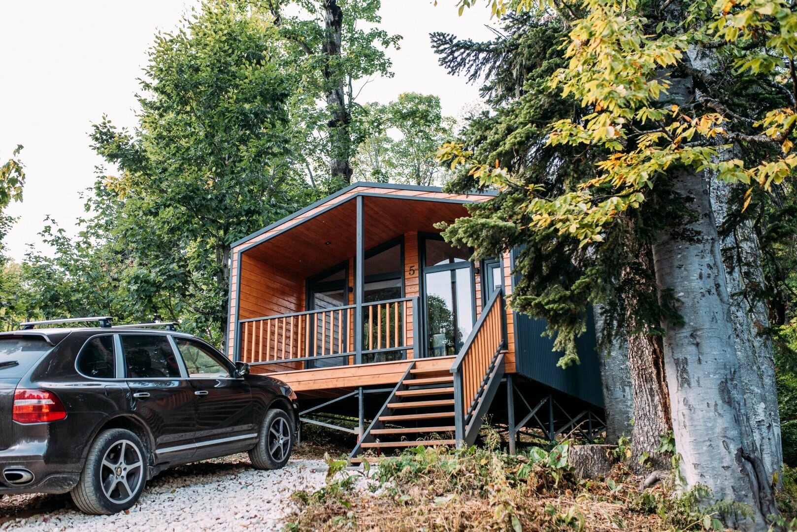Двухместный номер с 1 кроватью и террасой