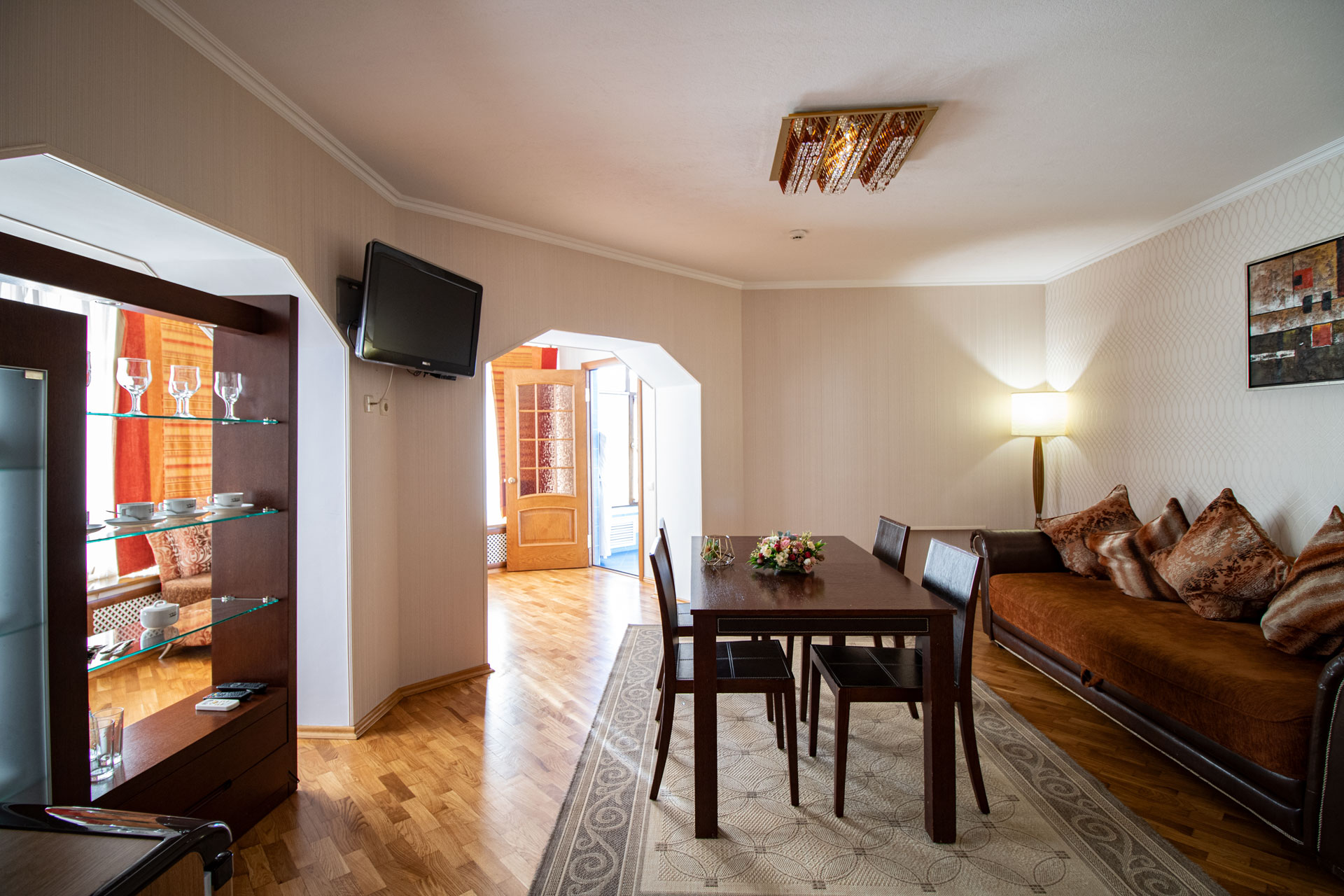 Двухуровневый четырехместный номер